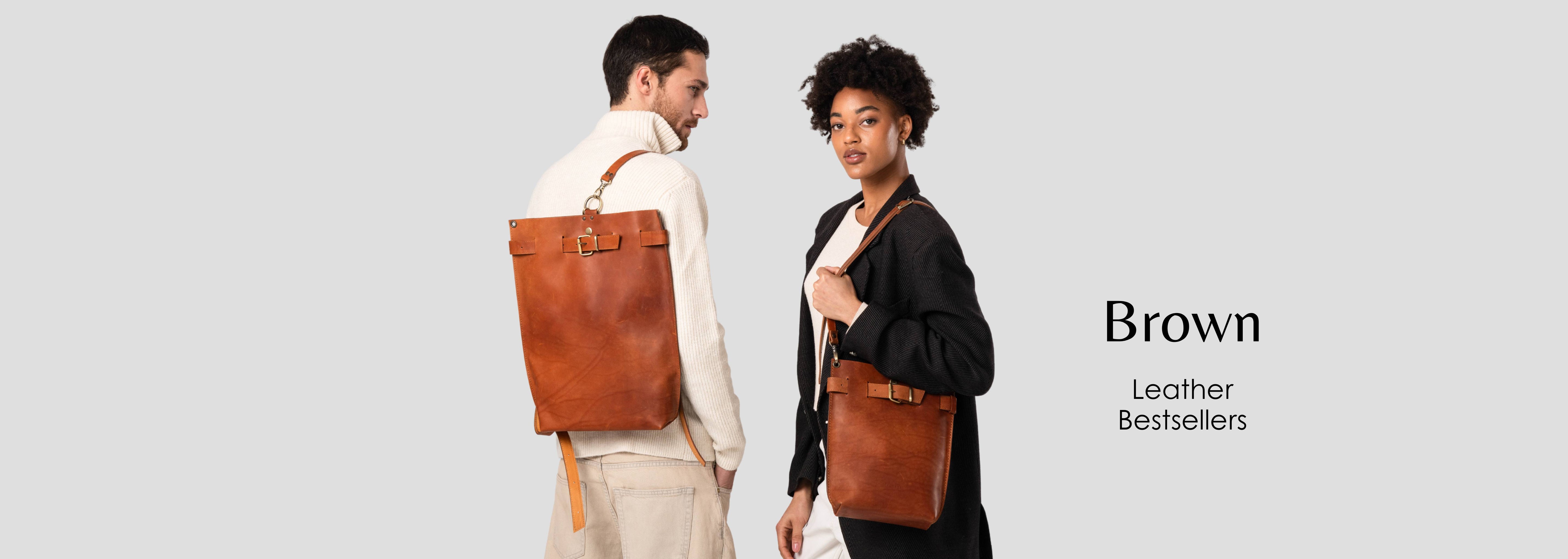 Brown Leather Backpacks