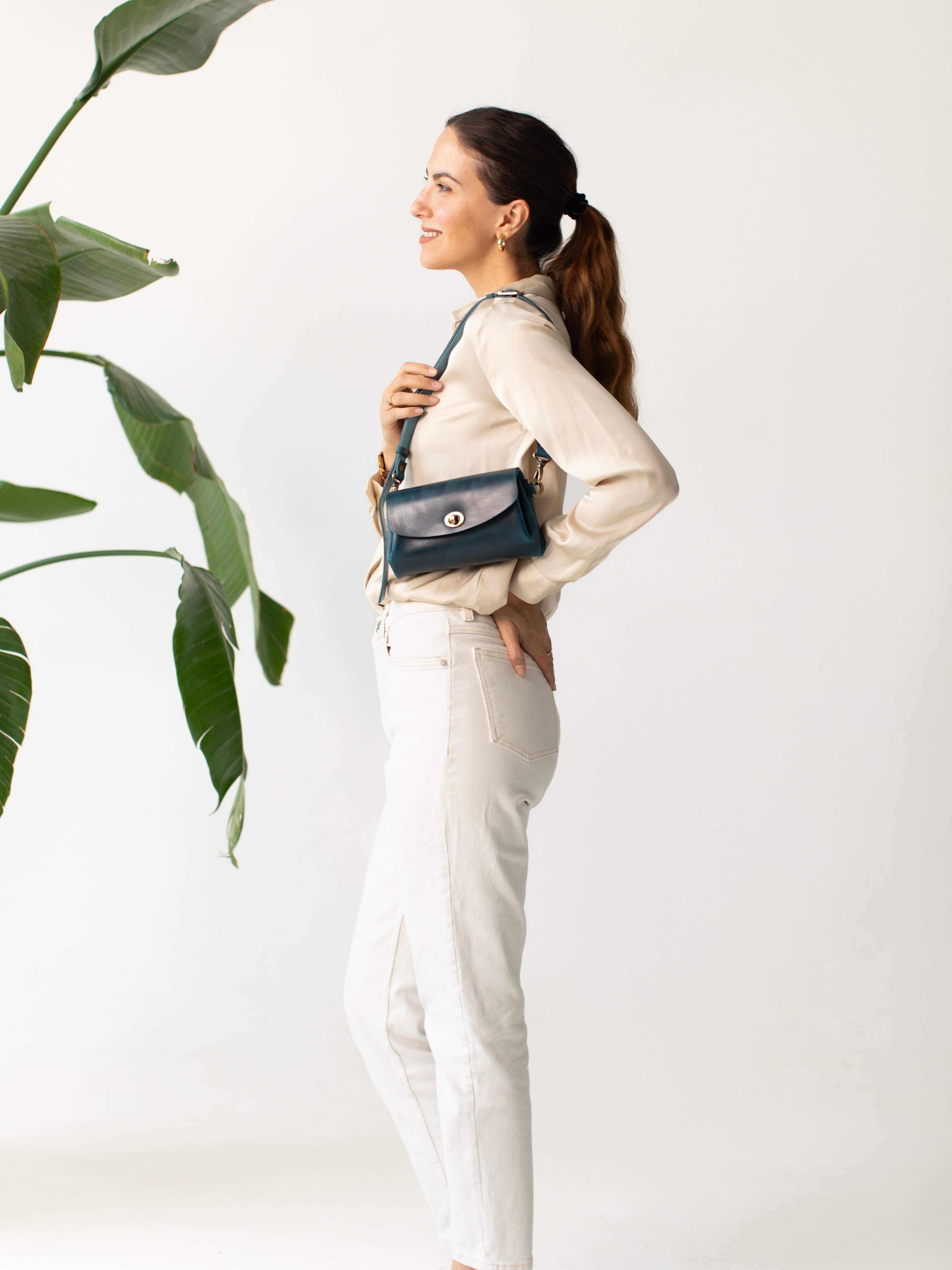 Donatella Mini Leather Purse