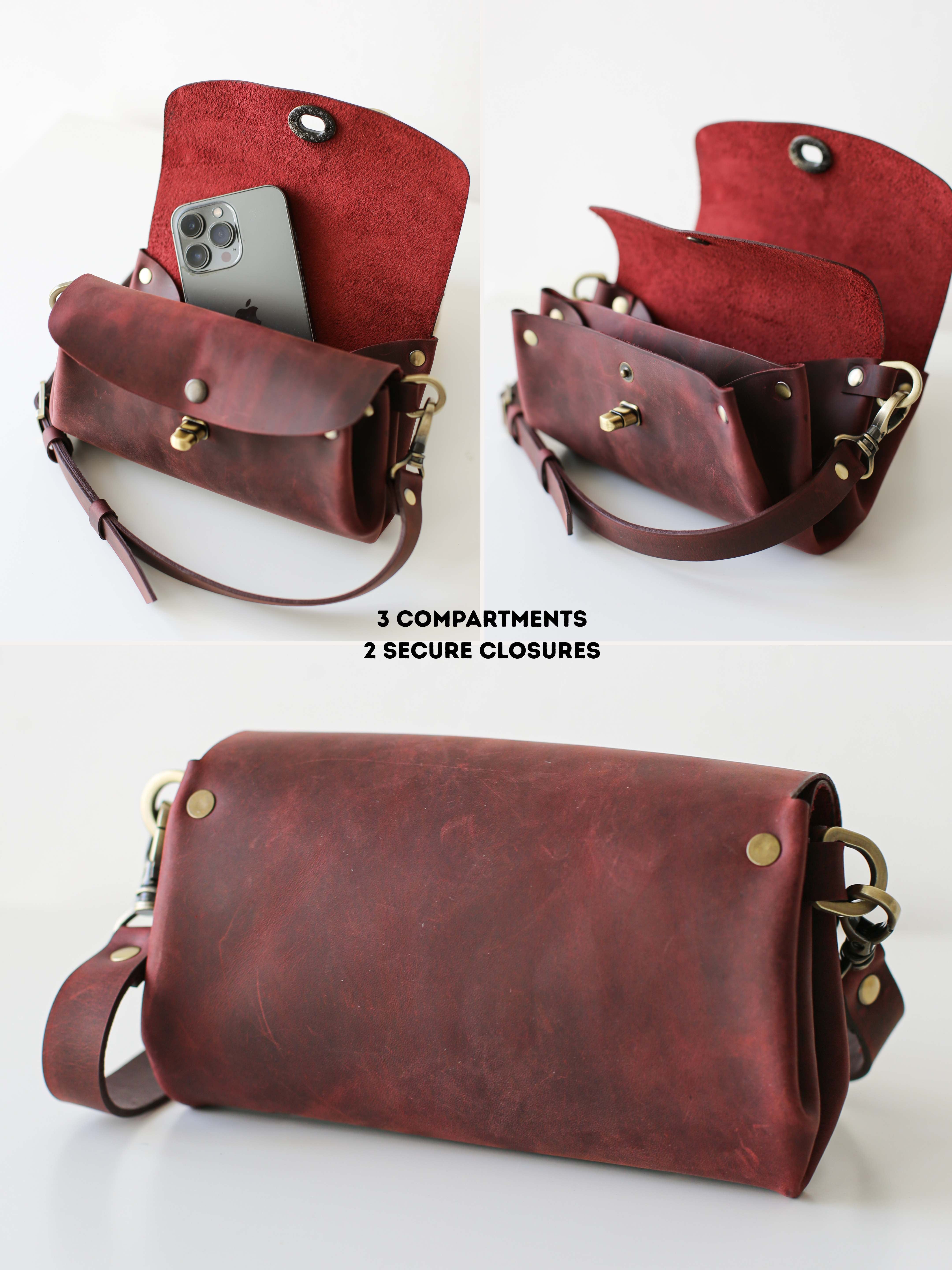 Donatella Mini Leather Purse