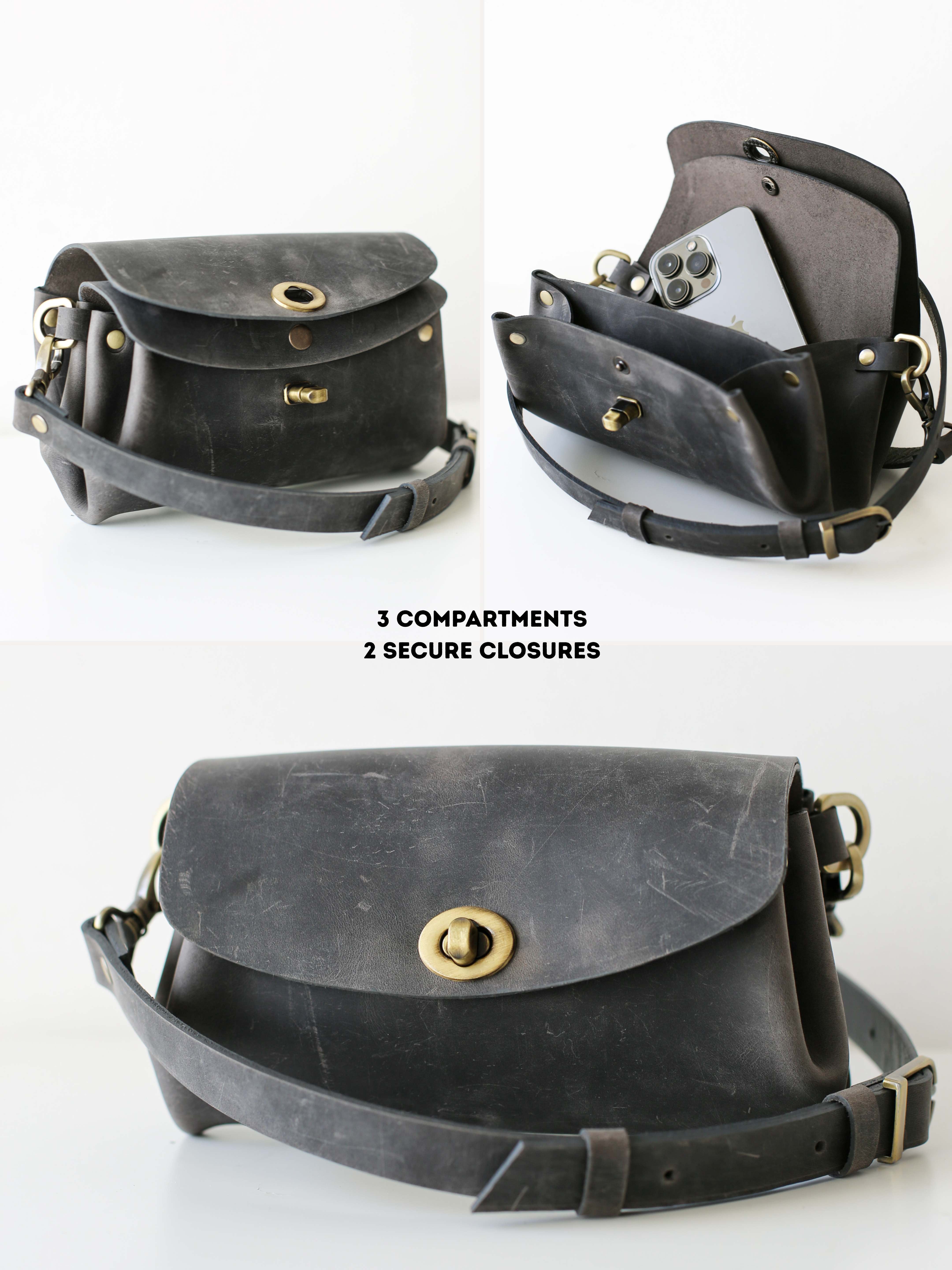 Donatella Mini Leather Purse