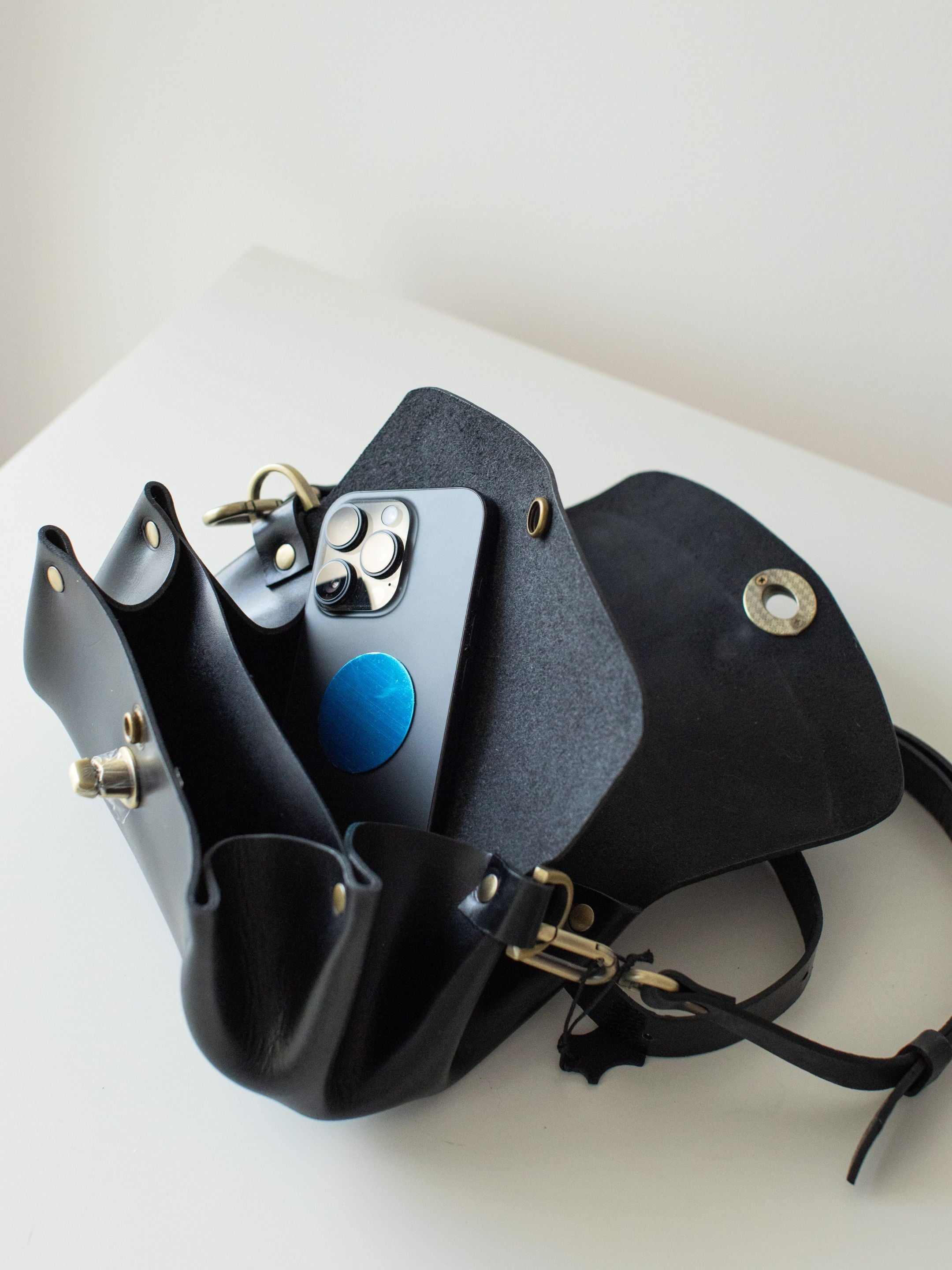 Donatella Mini Leather Bag
