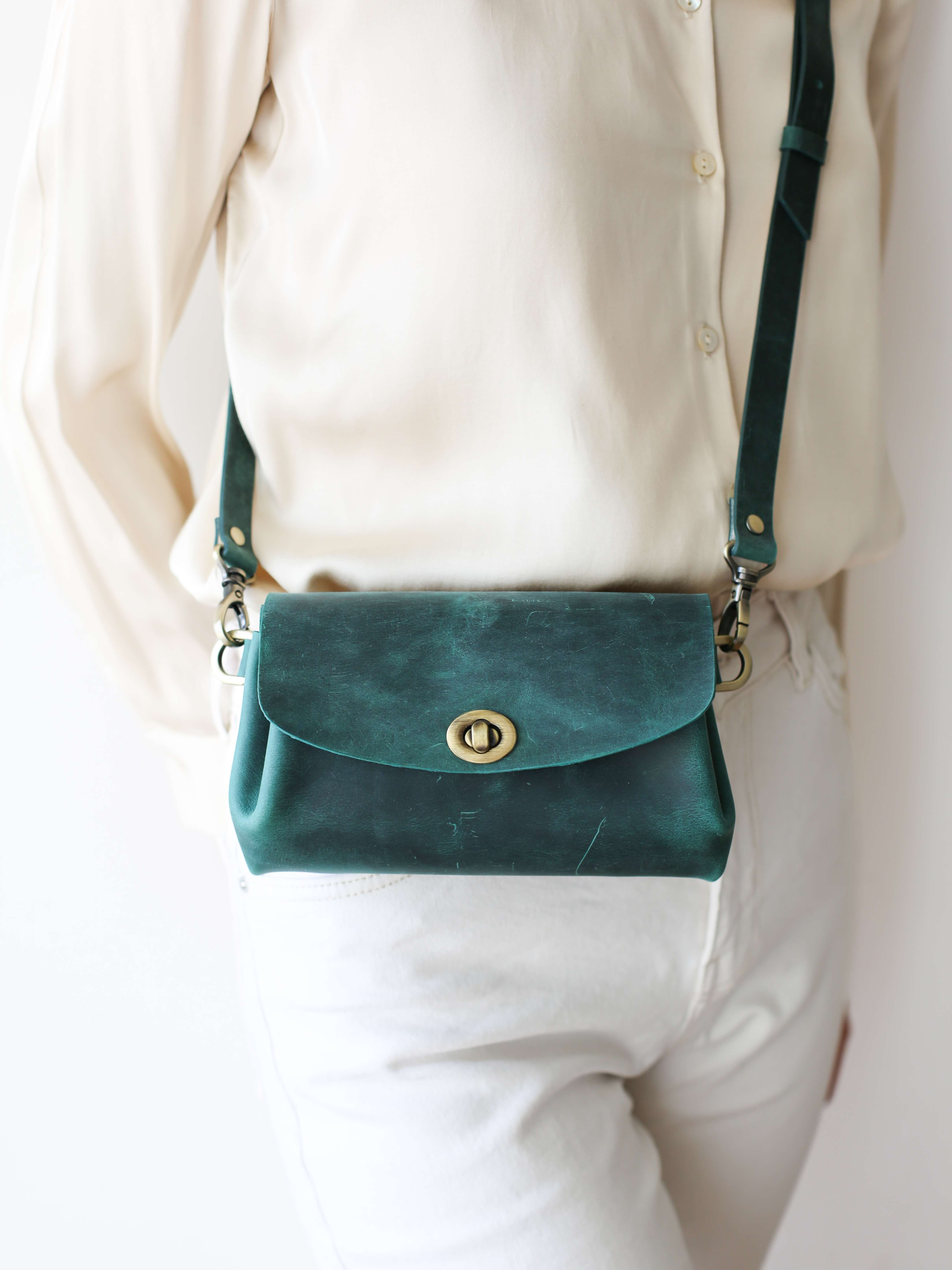 Donatella Mini Leather Purse