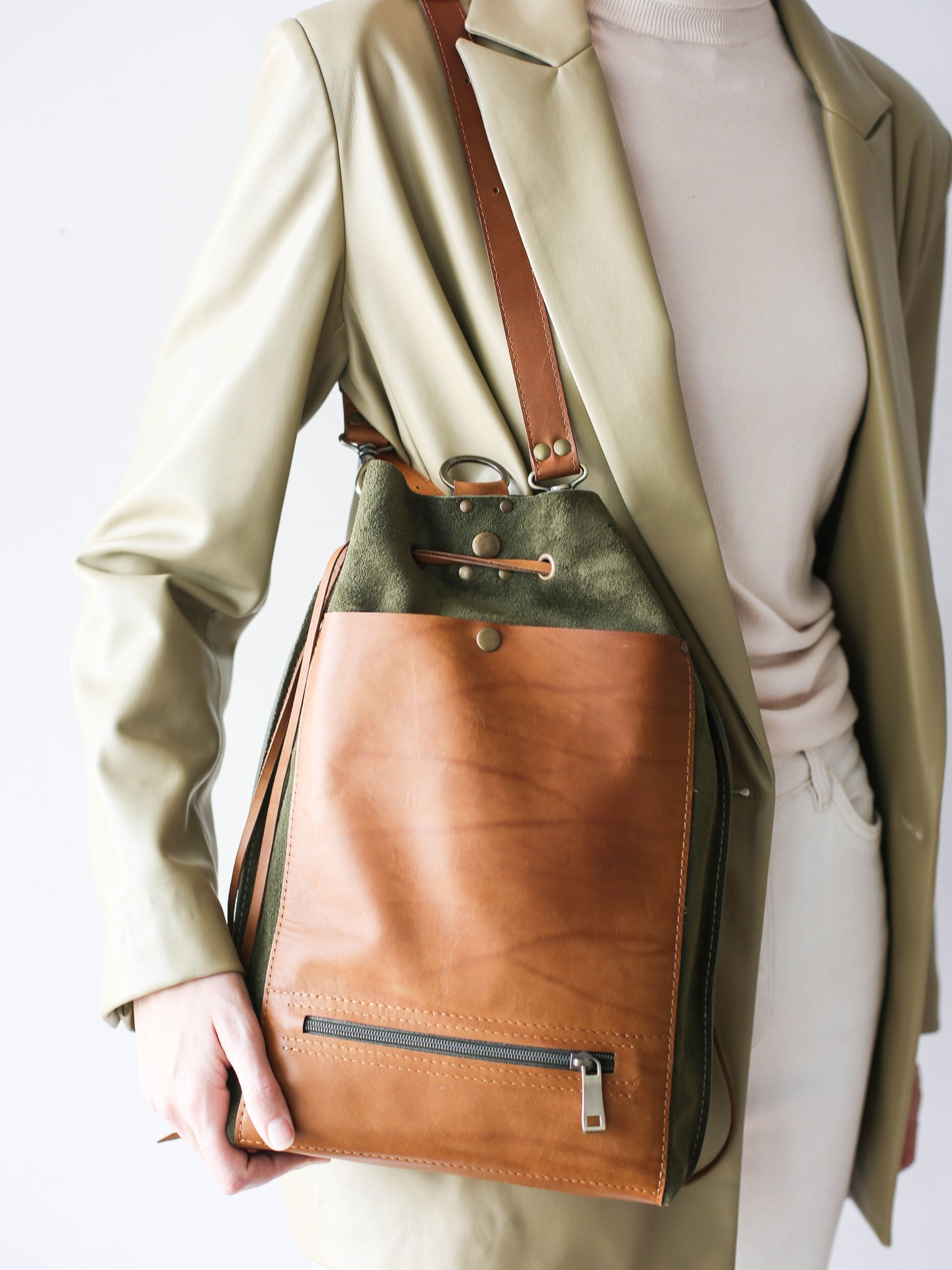 MAKU Backpack (Suede & Leather)