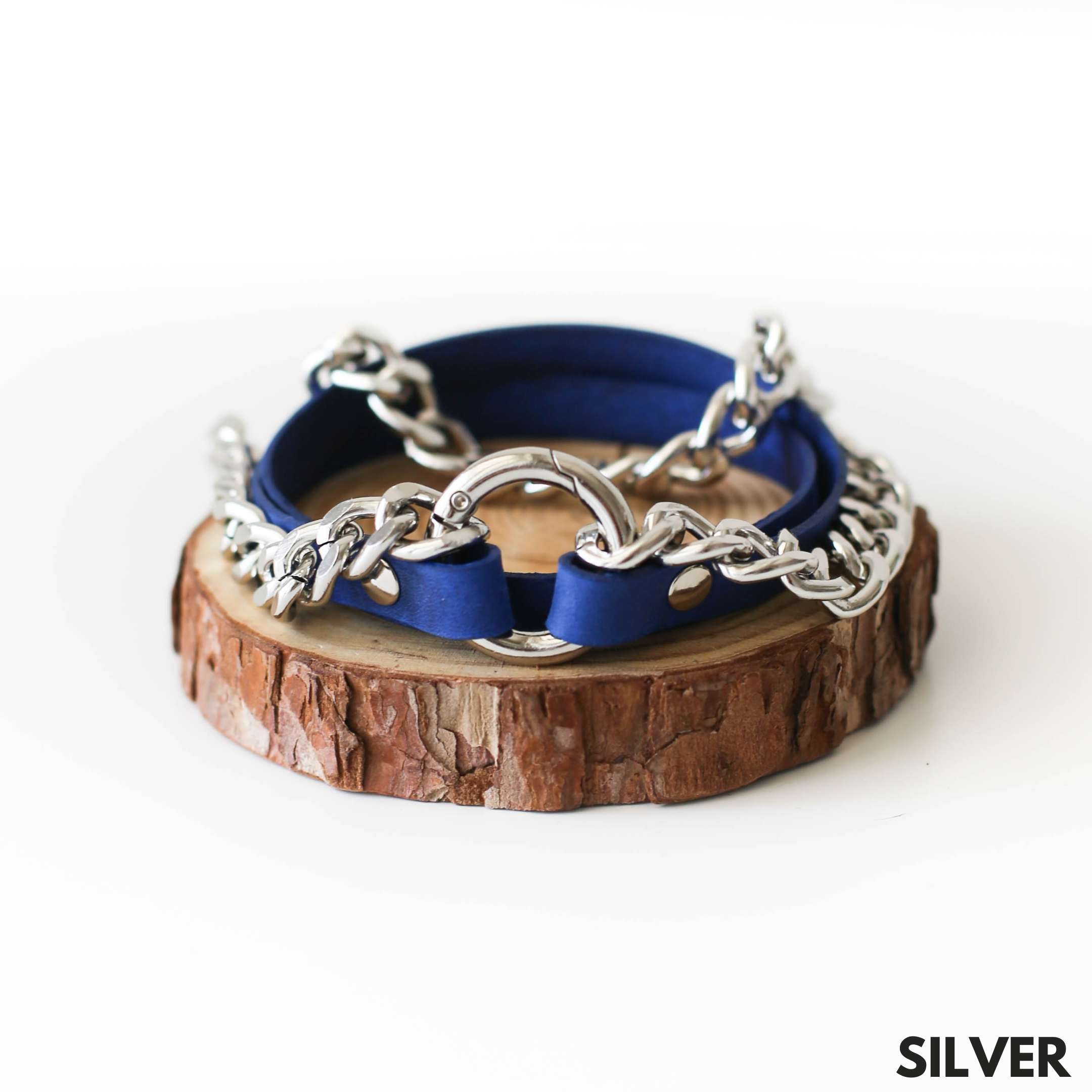 Ring Leather Bracelets with Chain - All Colors