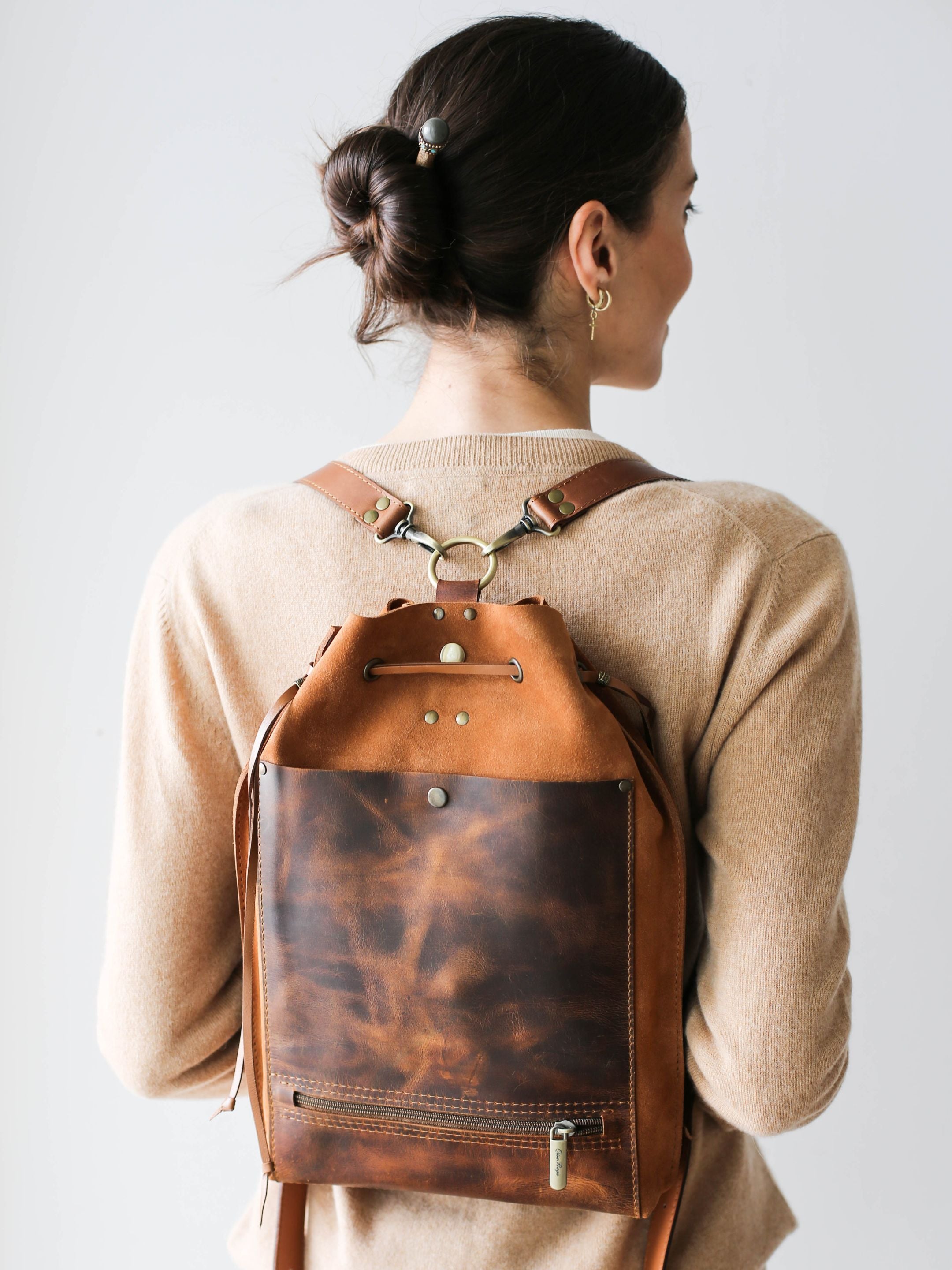 MAKU Backpack (Suede & Leather)