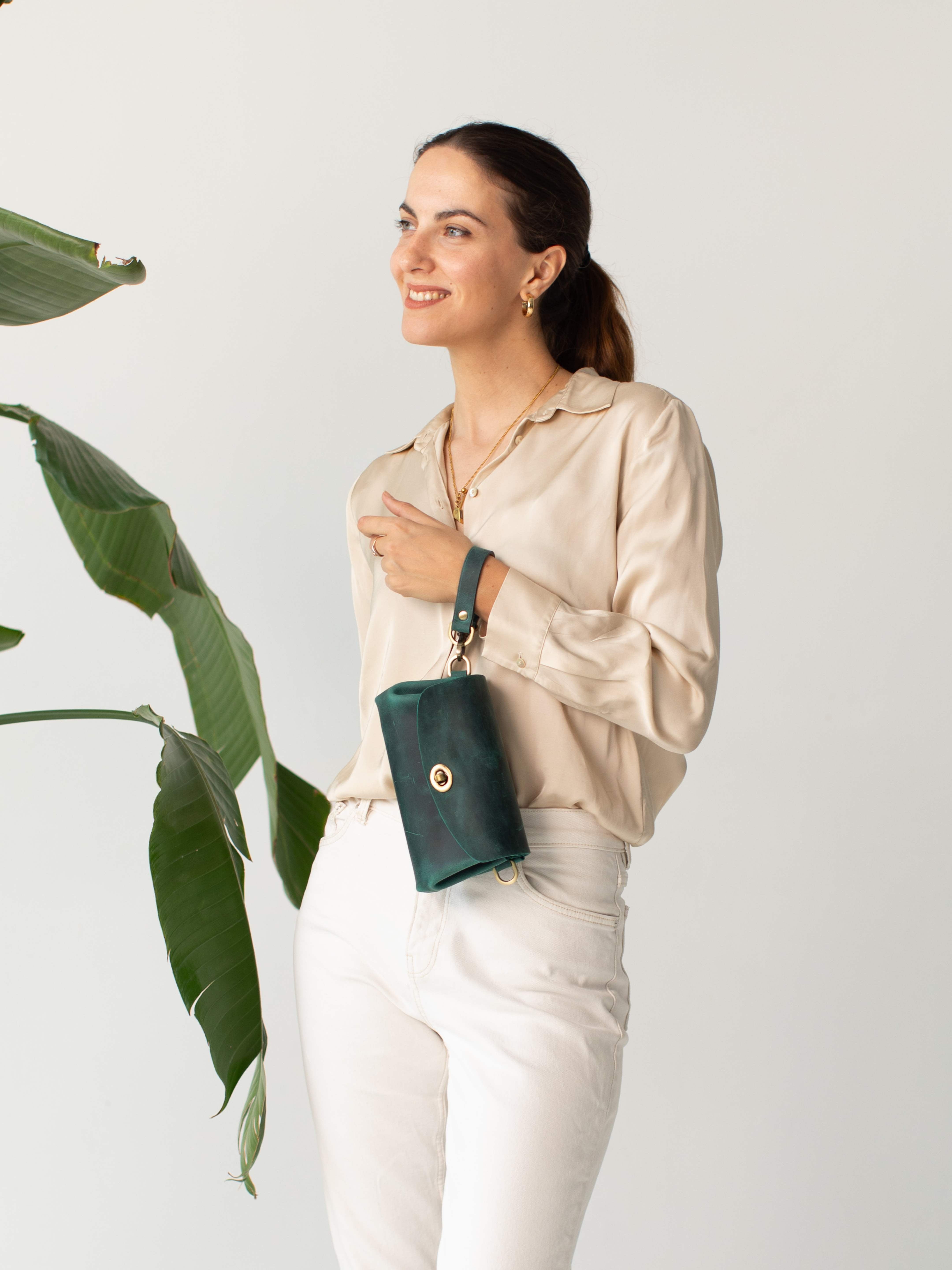 Donatella Mini Leather Purse