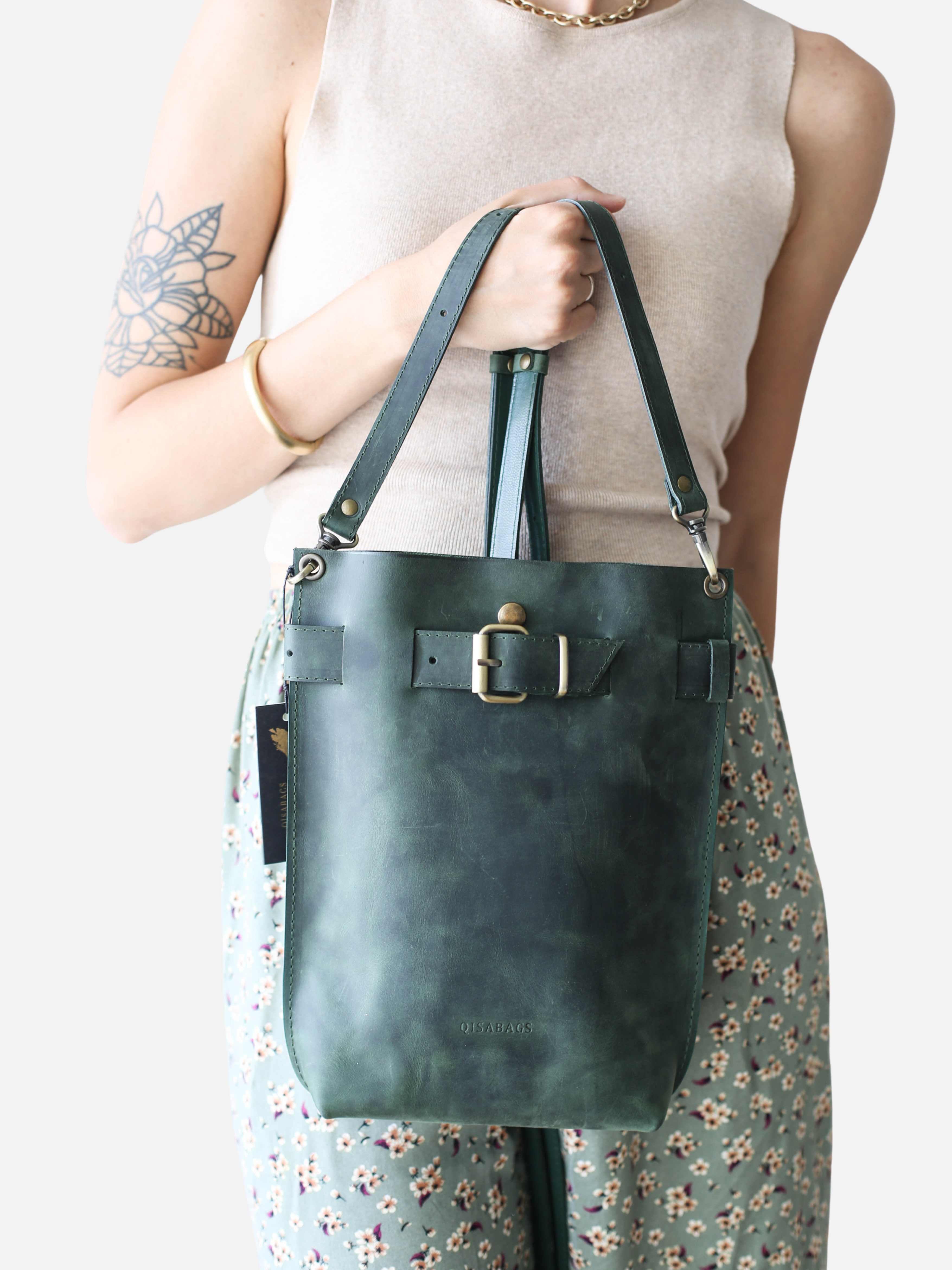 Dark Brown Standard Leather Bag