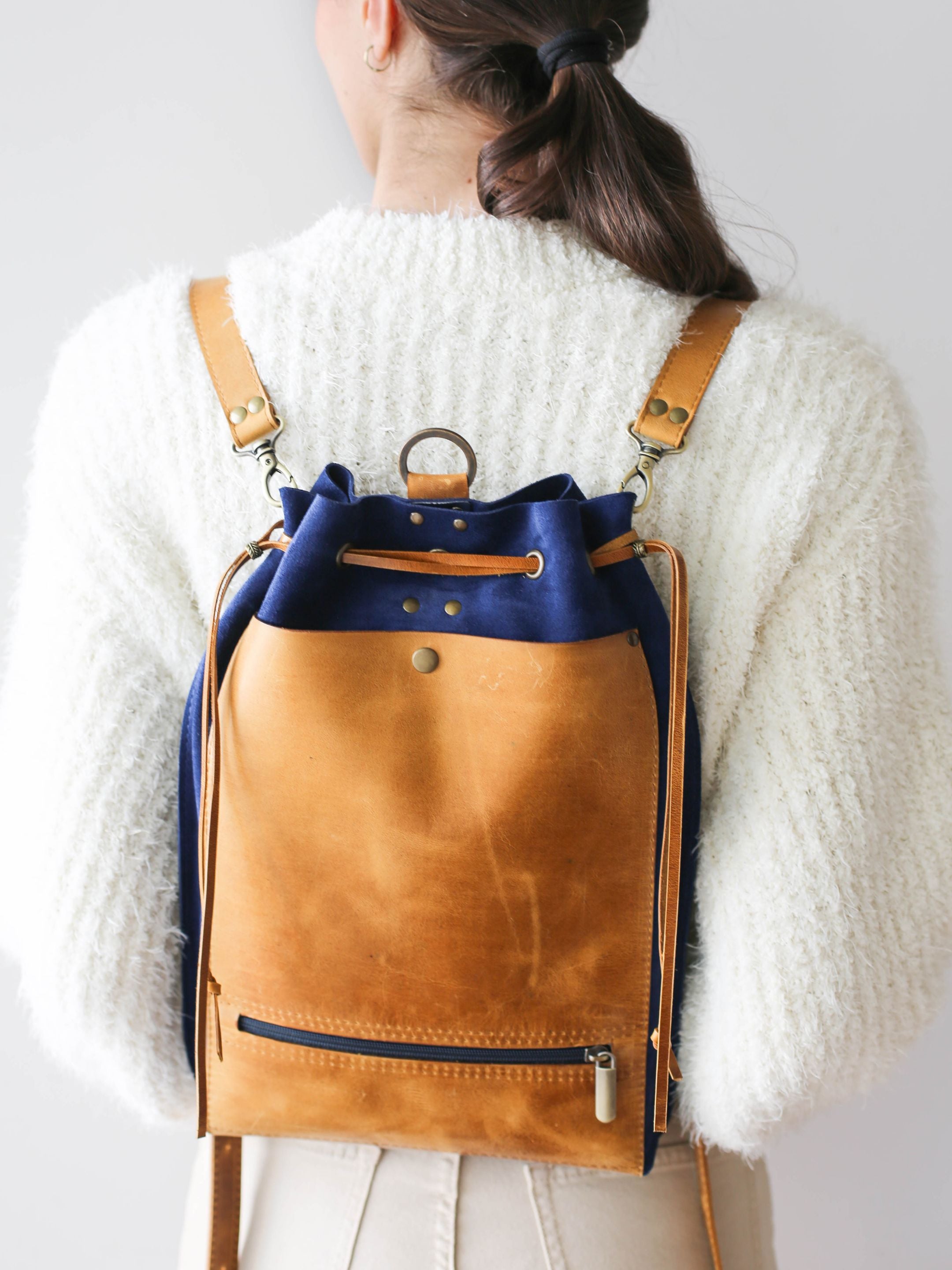 MAKU Backpack (Suede & Leather)