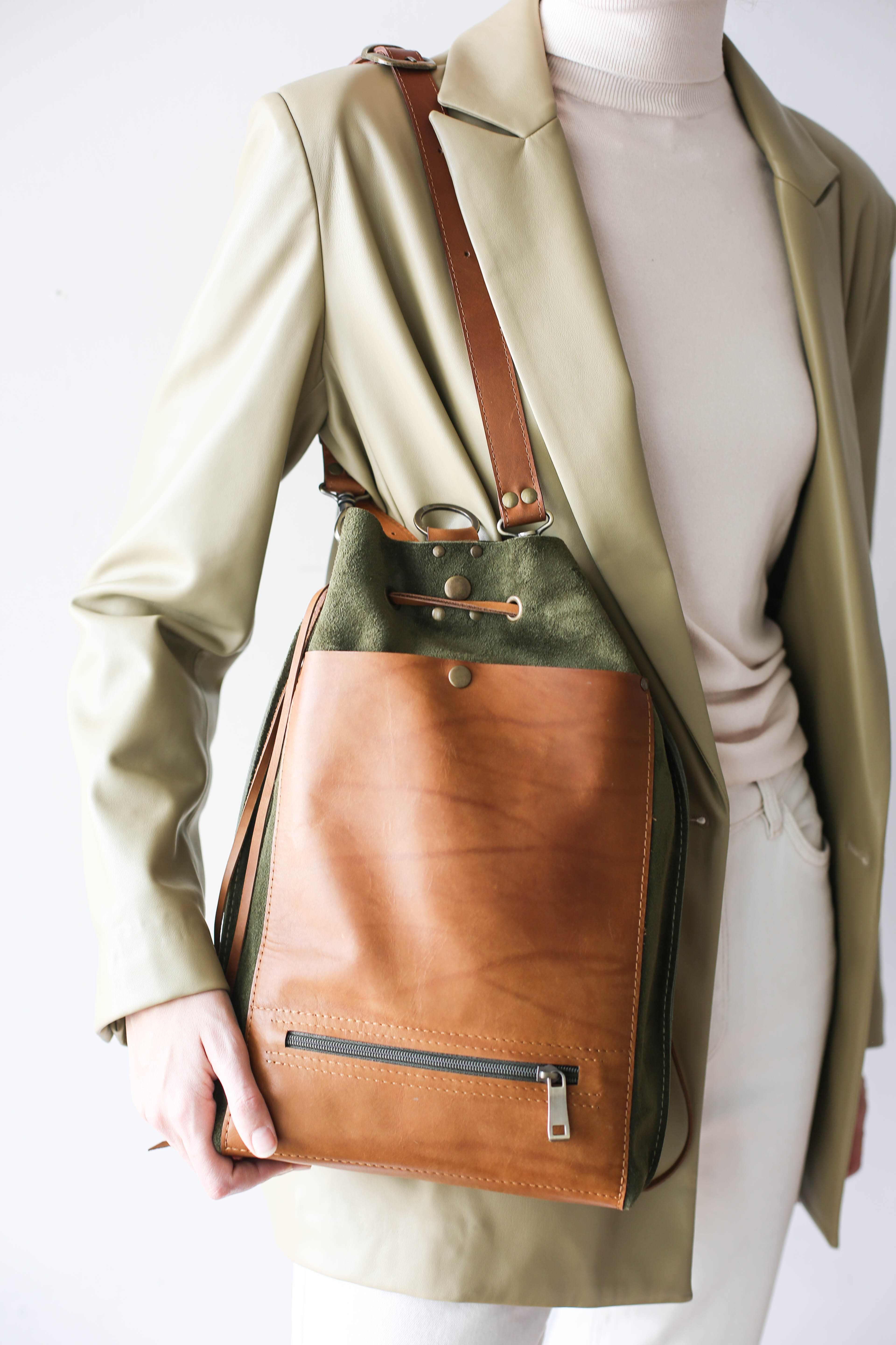 MAKU Backpack (Suede & Leather)