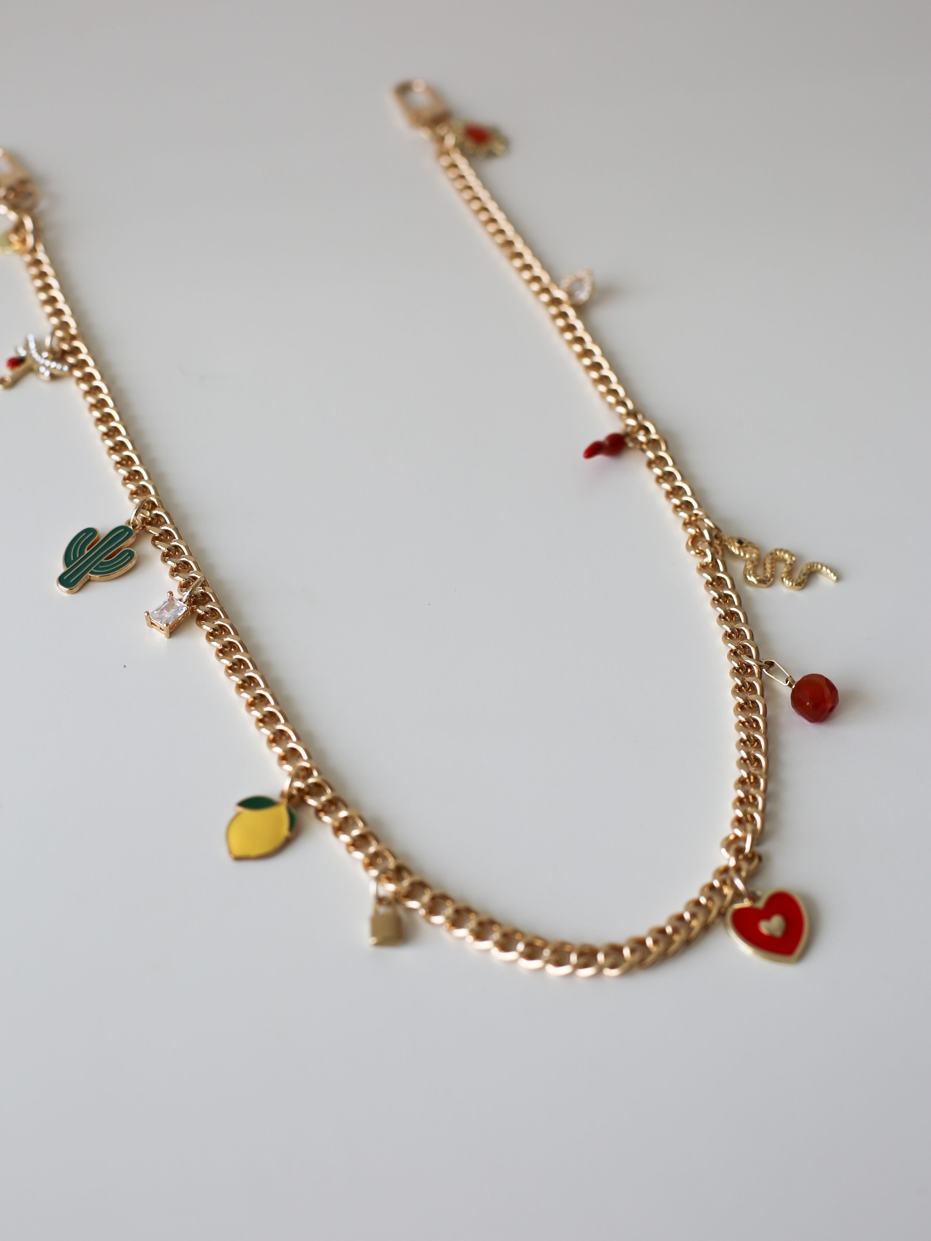 Chain Strap With Charms