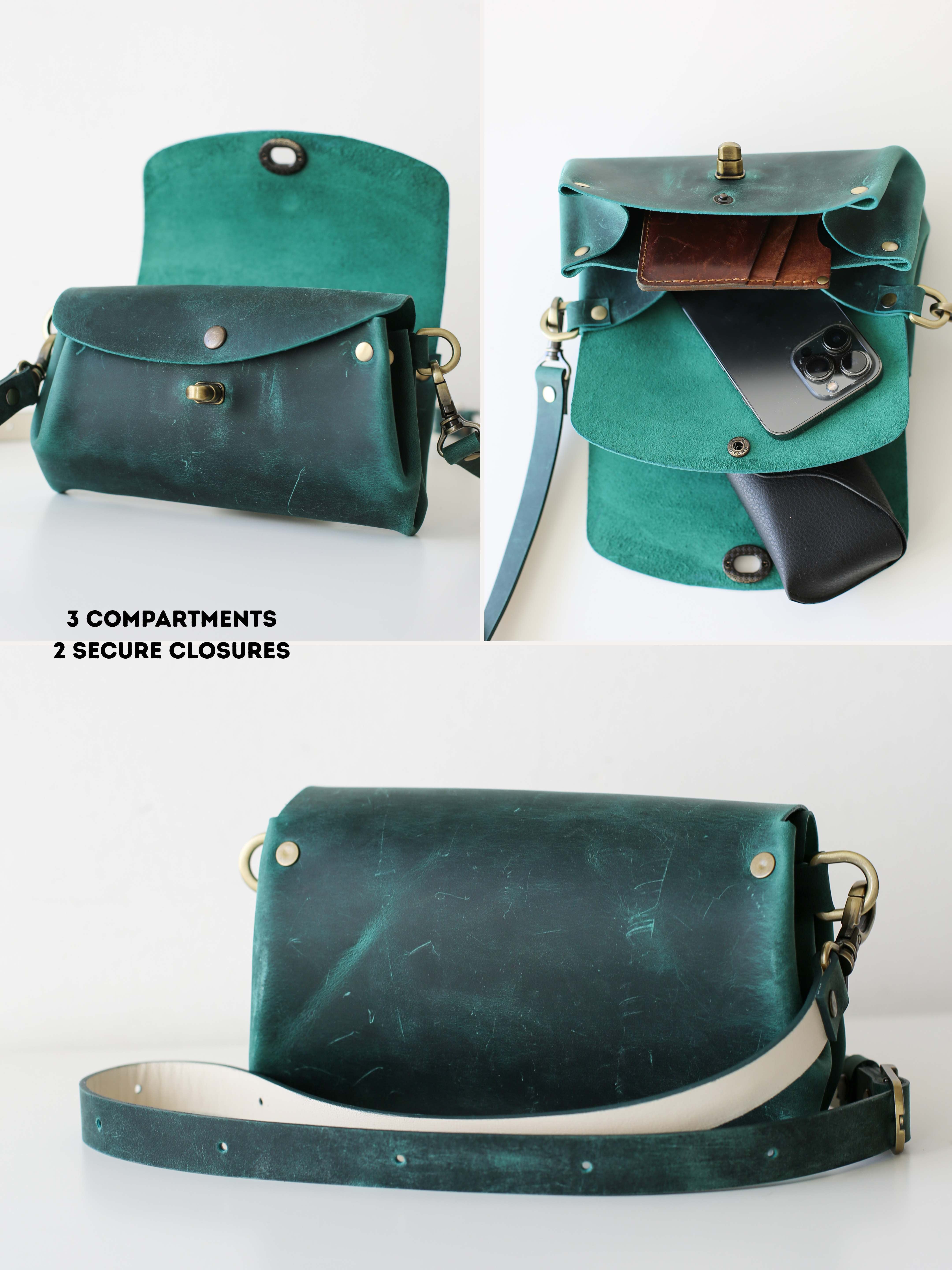 Donatella Mini Leather Purse