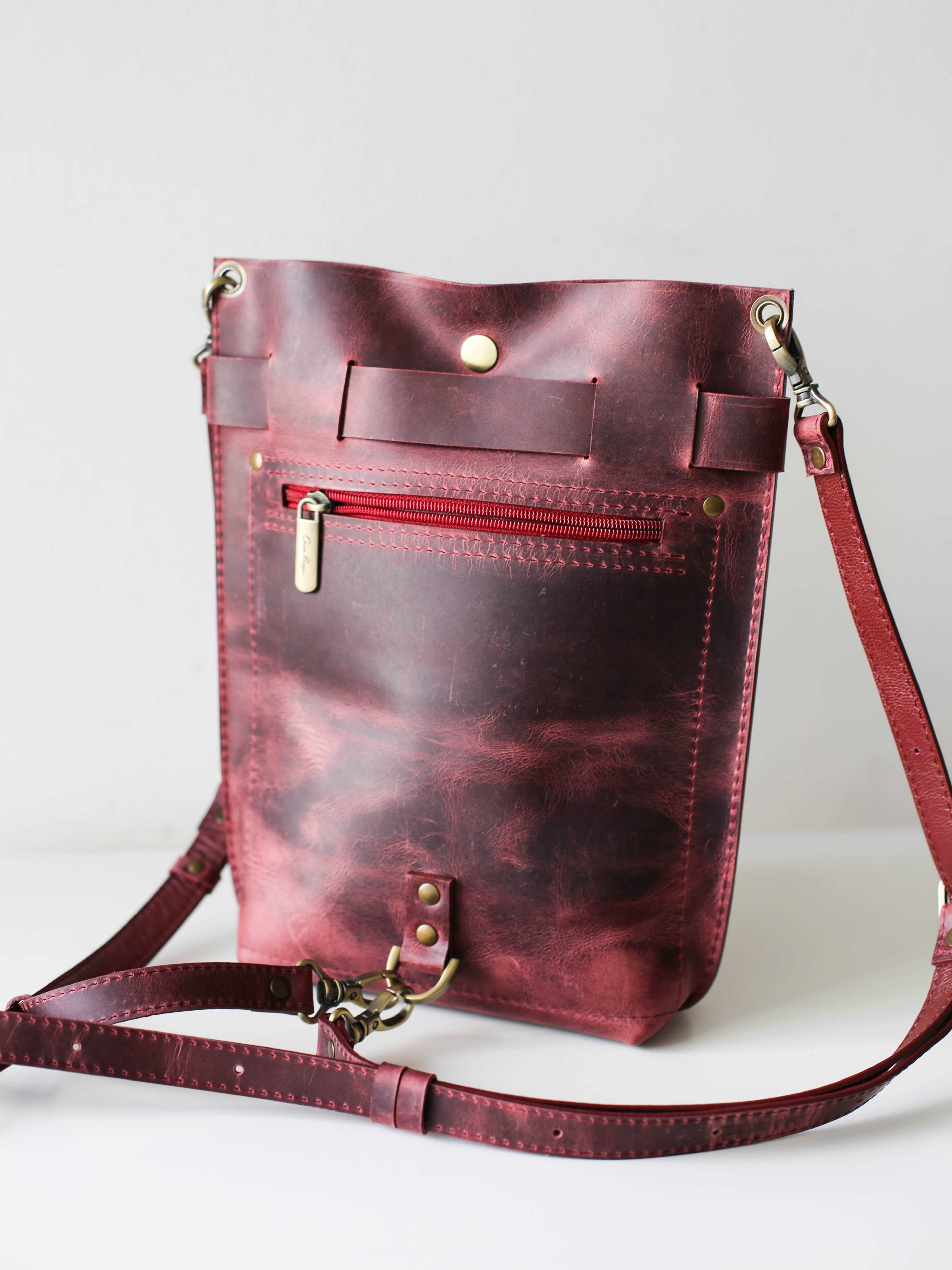 Standard Leather Bag - "Ring Belt Edition"