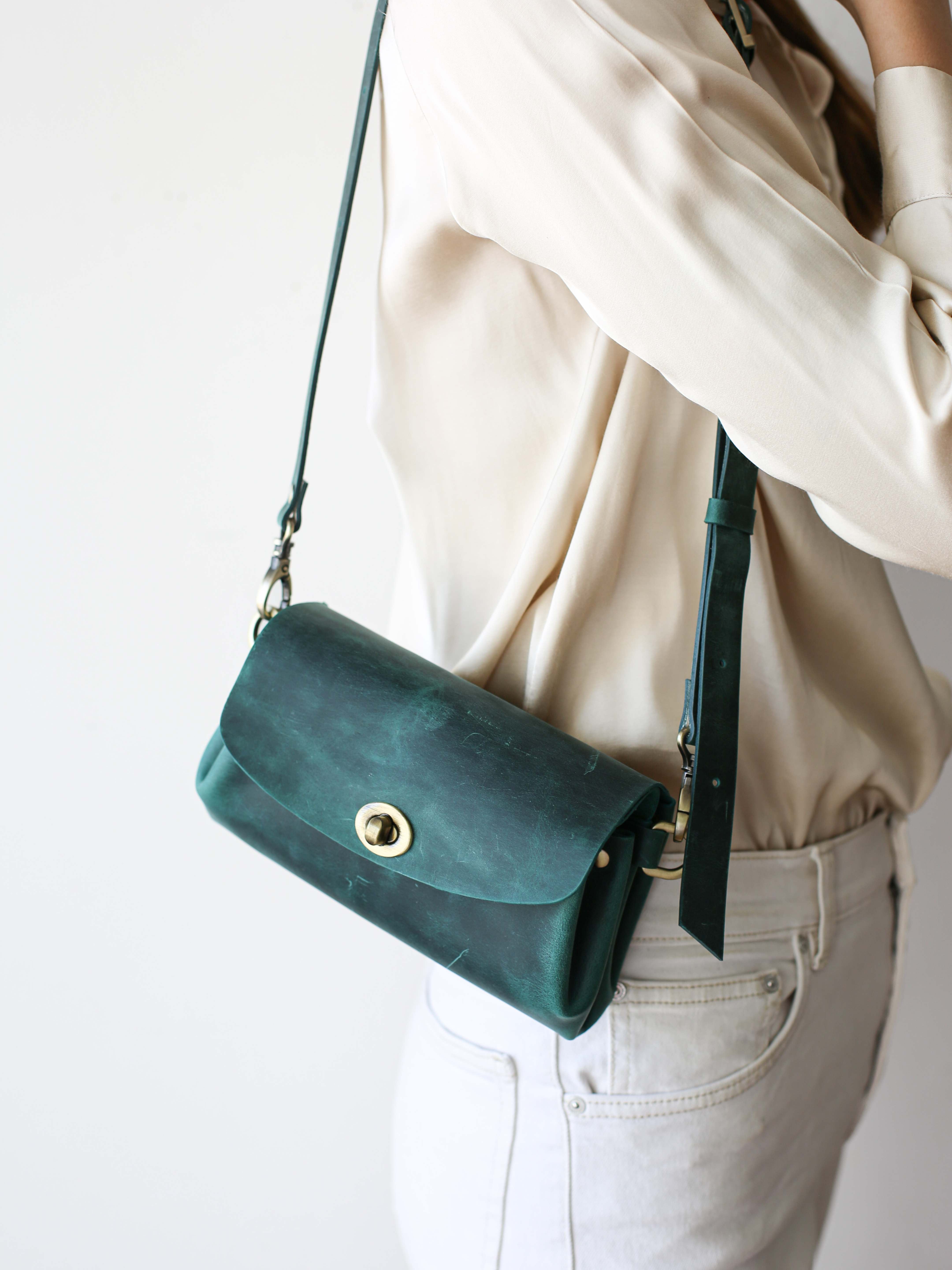 Donatella Mini Leather Purse