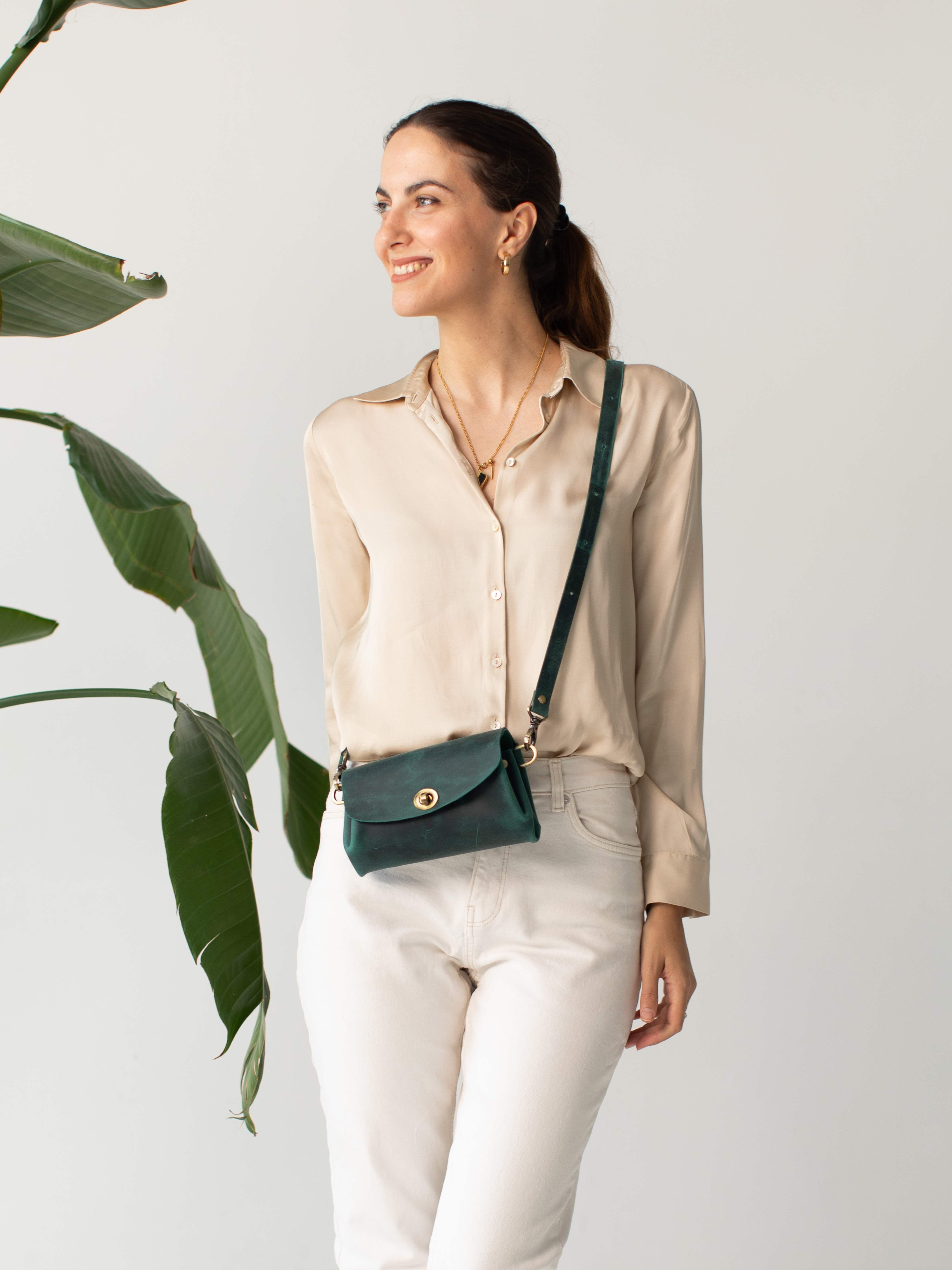 Donatella Mini Leather Purse