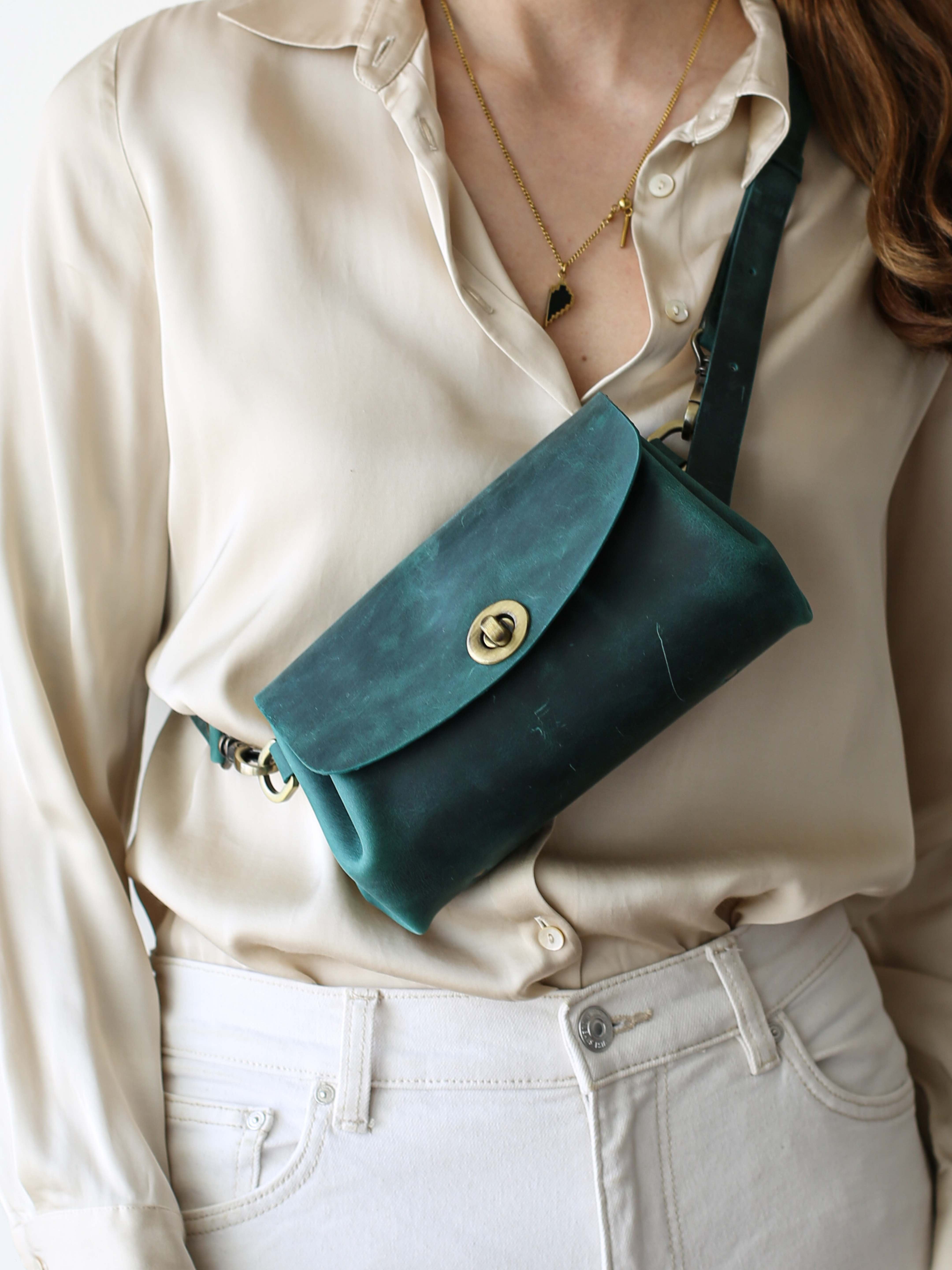 Donatella Mini Leather Purse