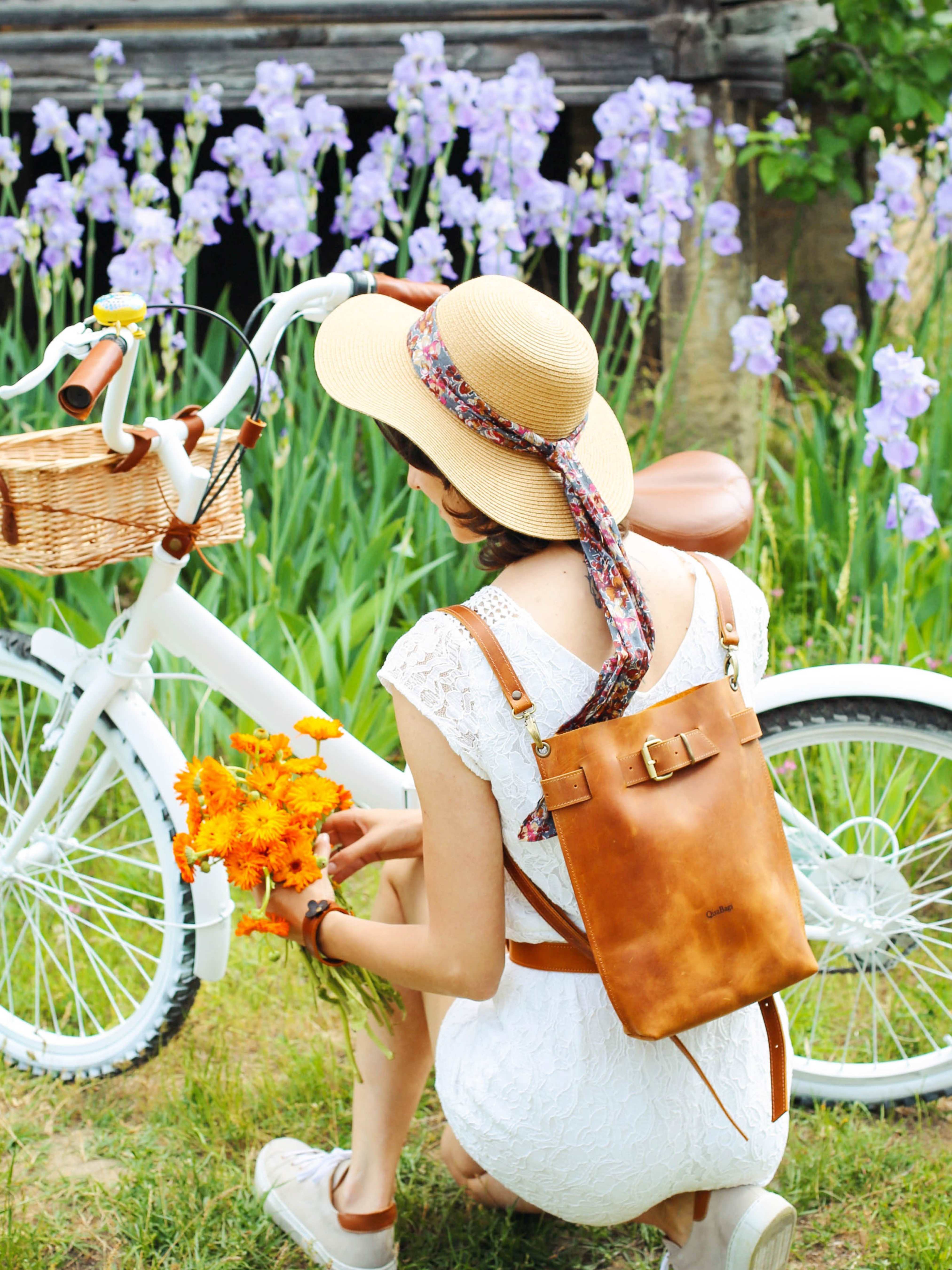 Dark Brown Standard Leather Bag
