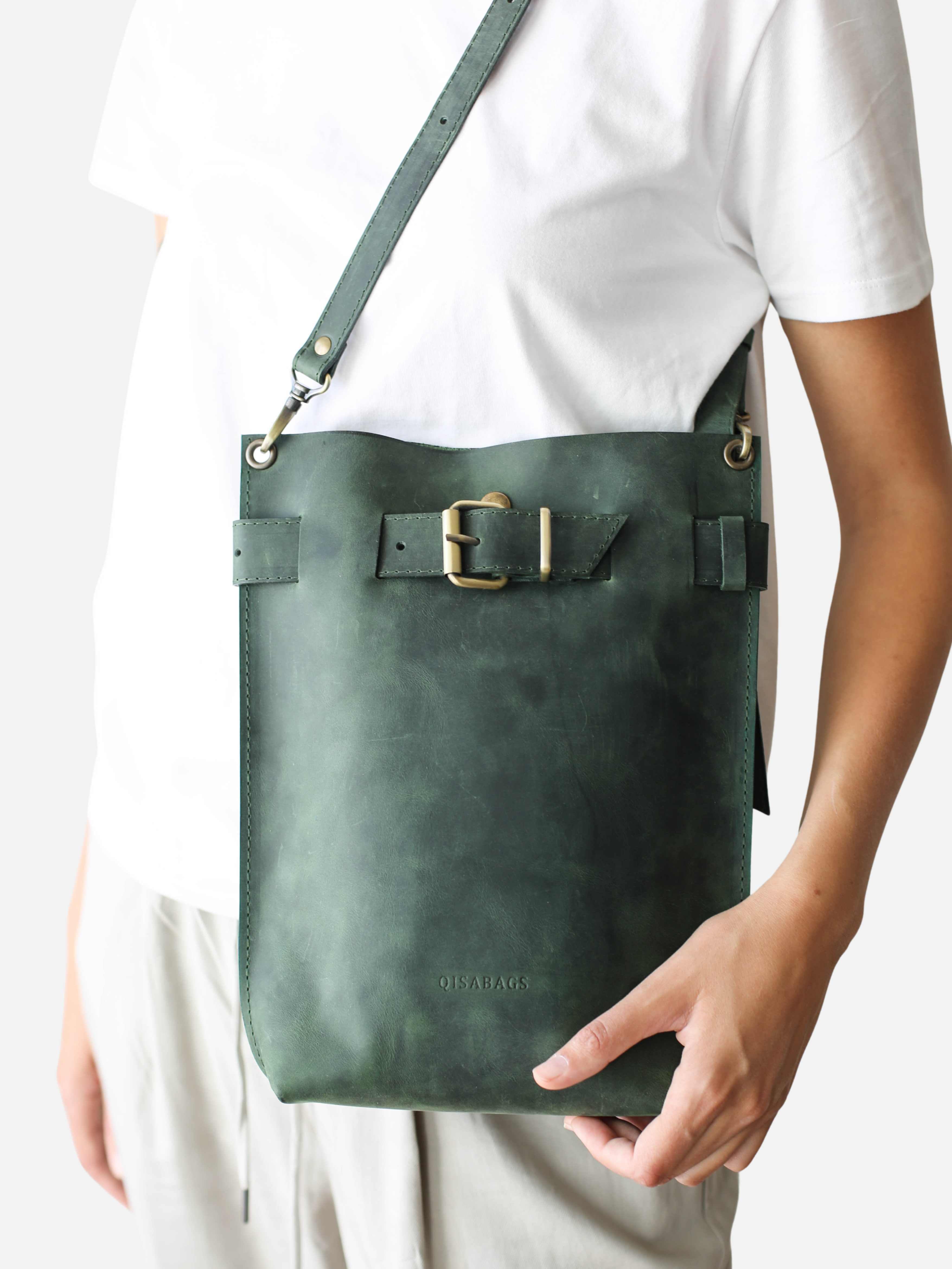 Dark Brown Standard Leather Bag