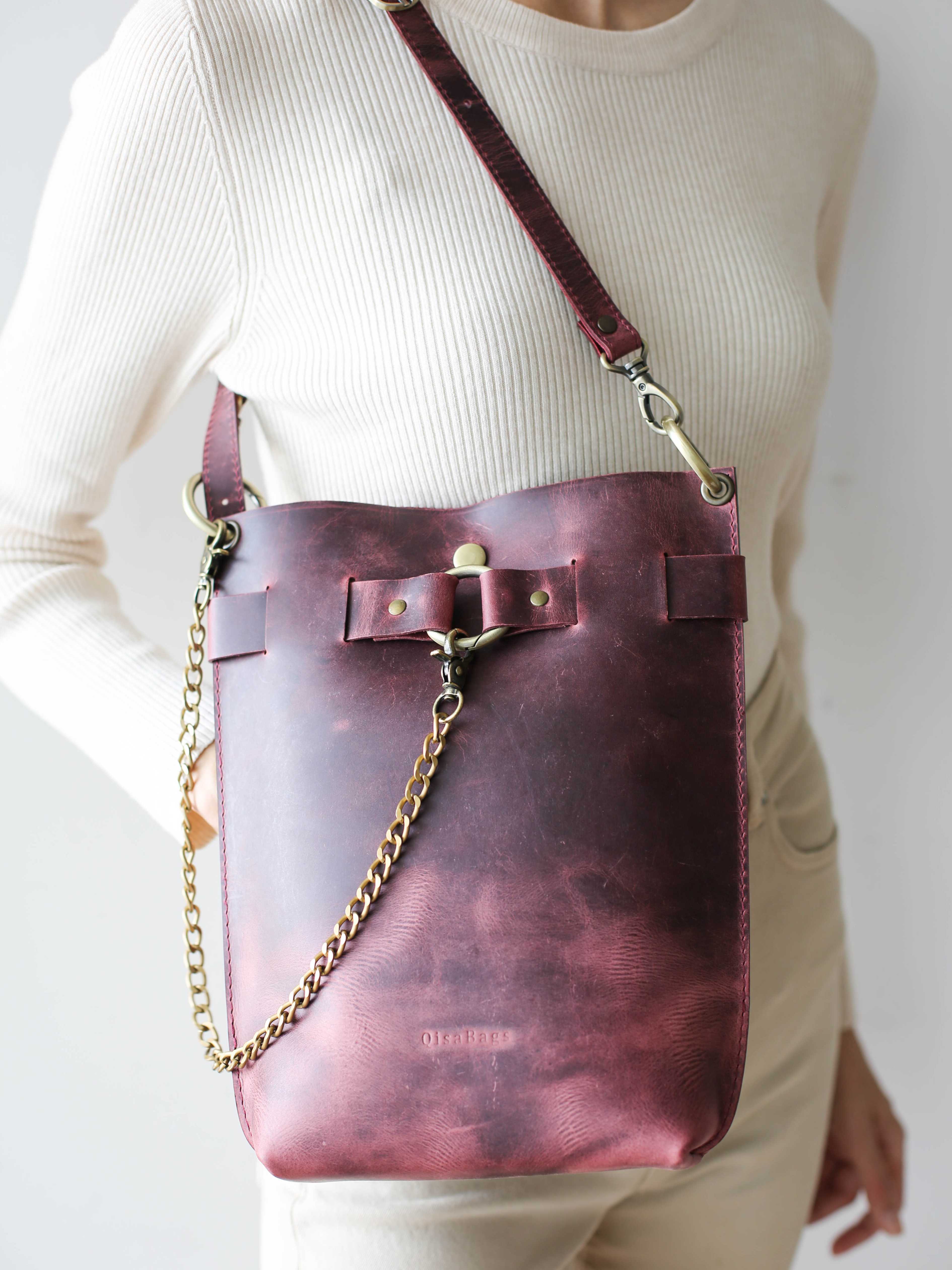 Standard Leather Bag - "Ring Belt Edition"