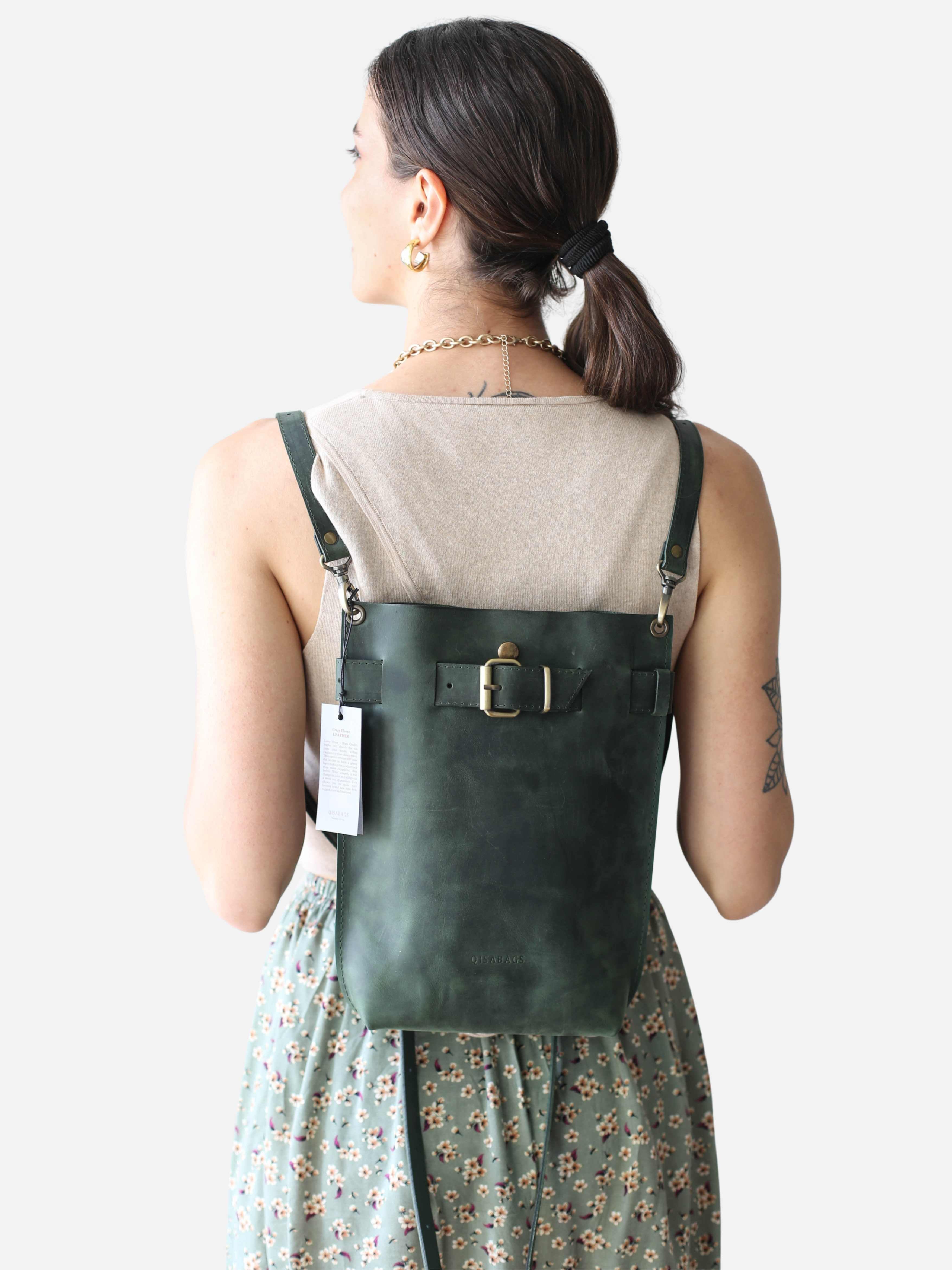 Dark Brown Standard Leather Bag