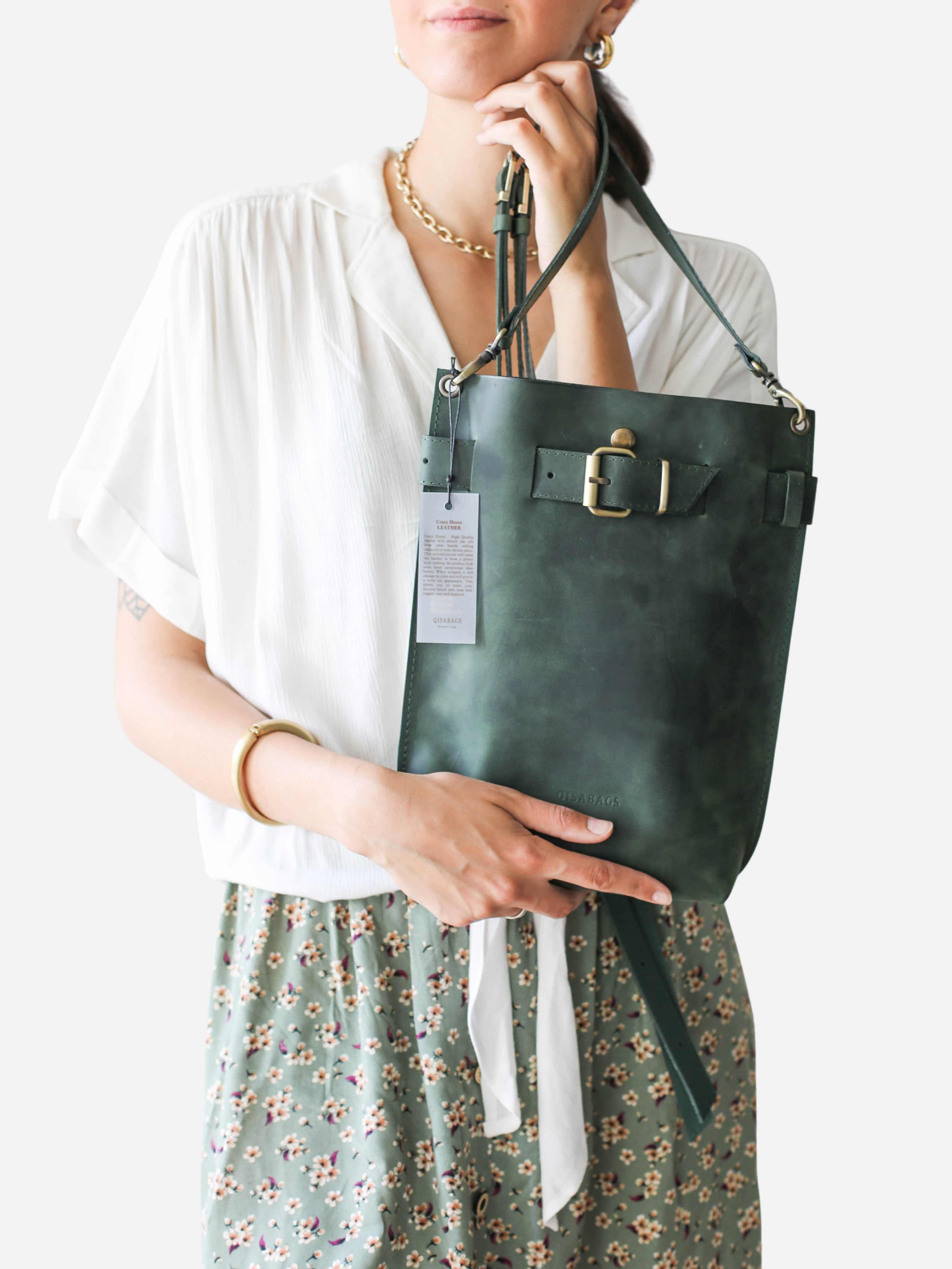 Dark Brown Standard Leather Bag