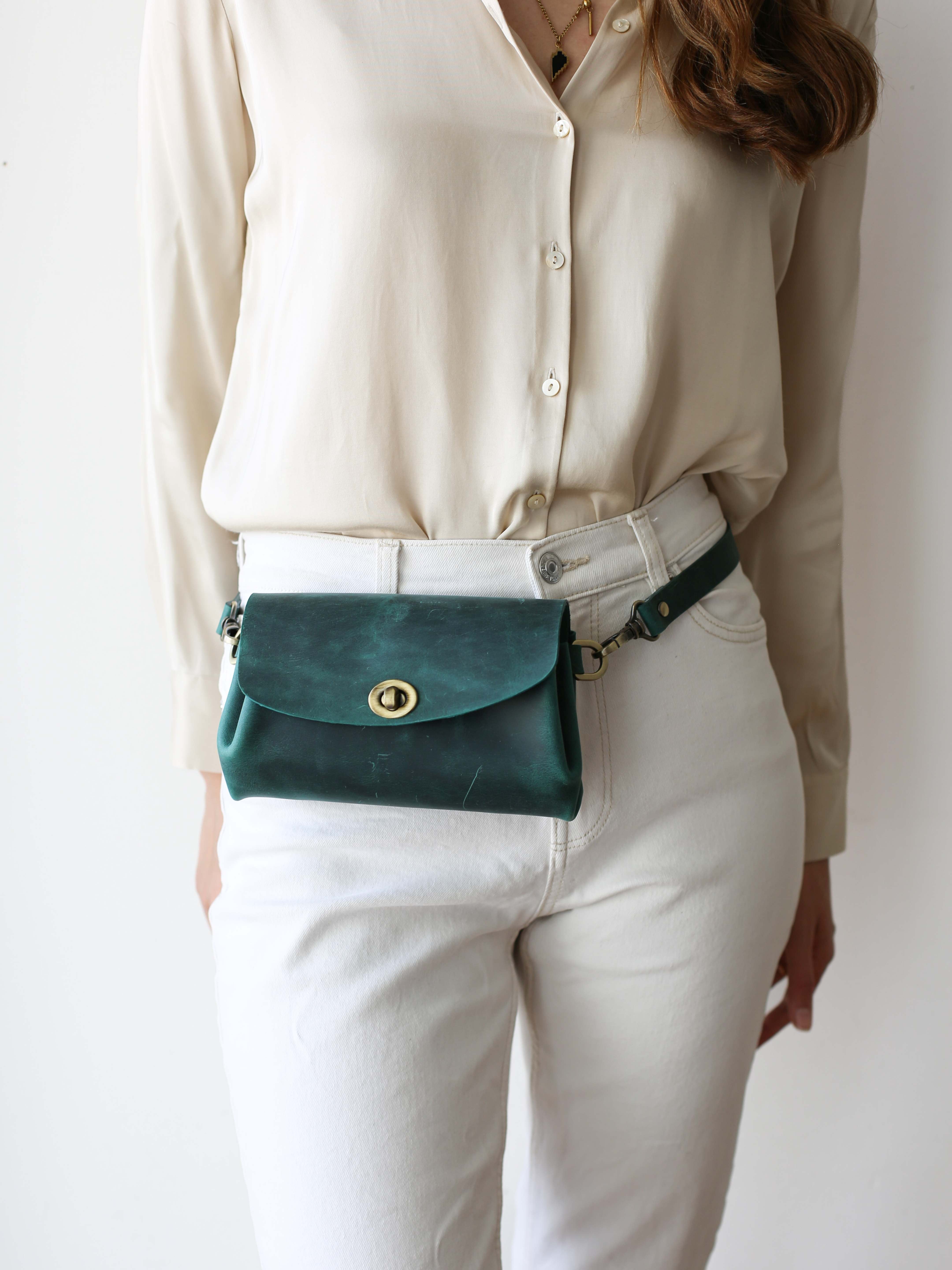 Donatella Mini Leather Purse