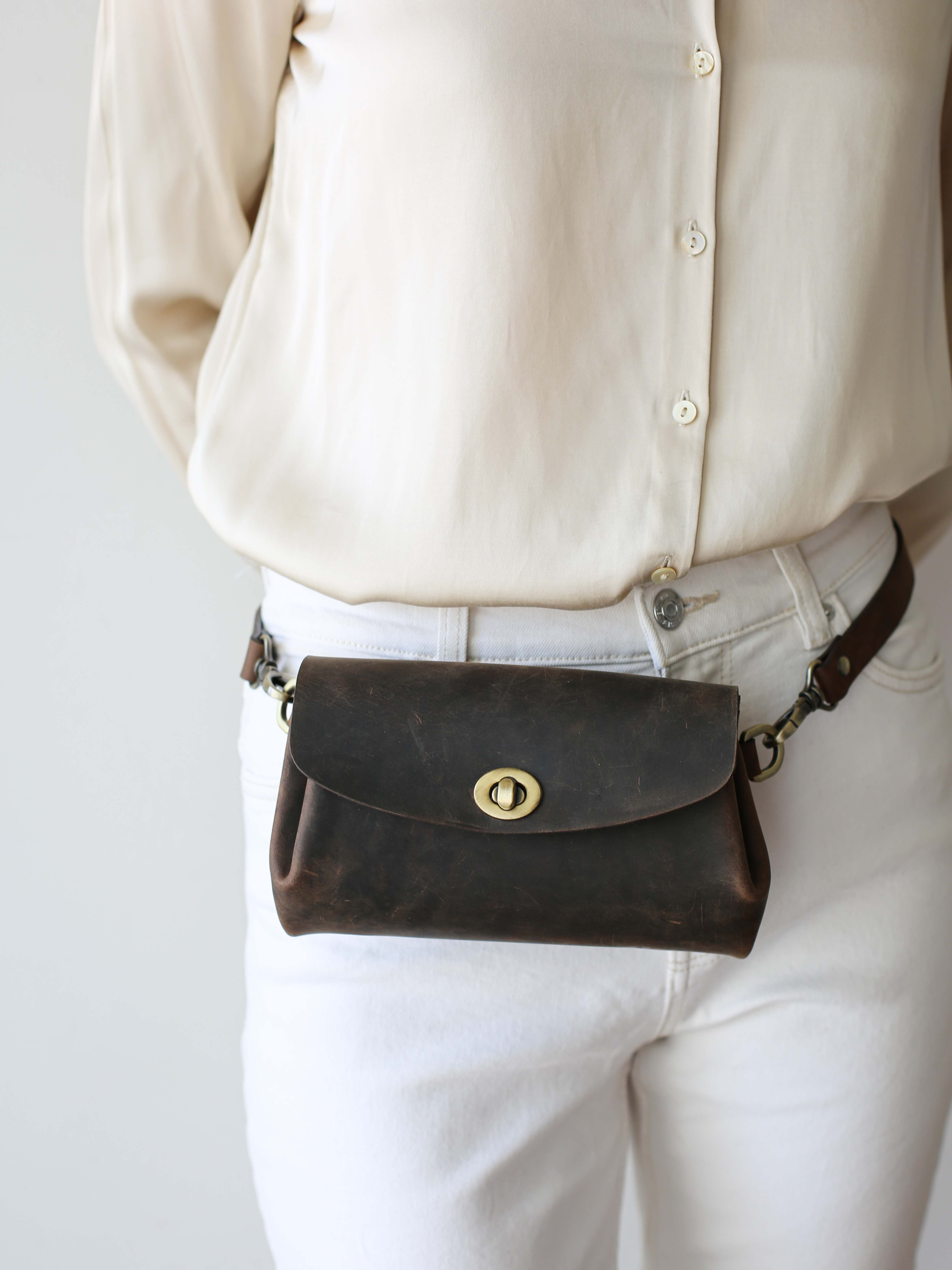 Donatella Mini Leather Purse