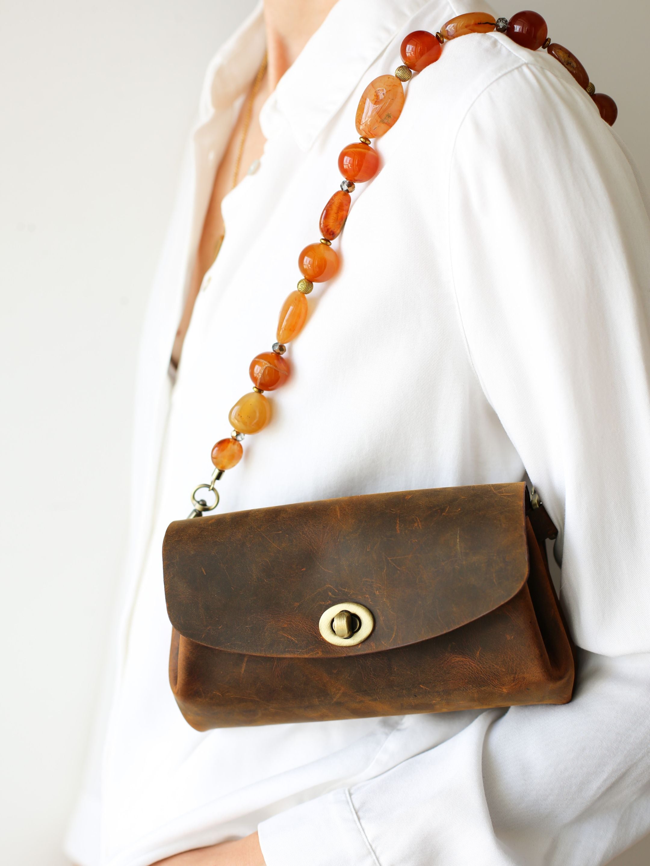 Semi Precious Stone Strap