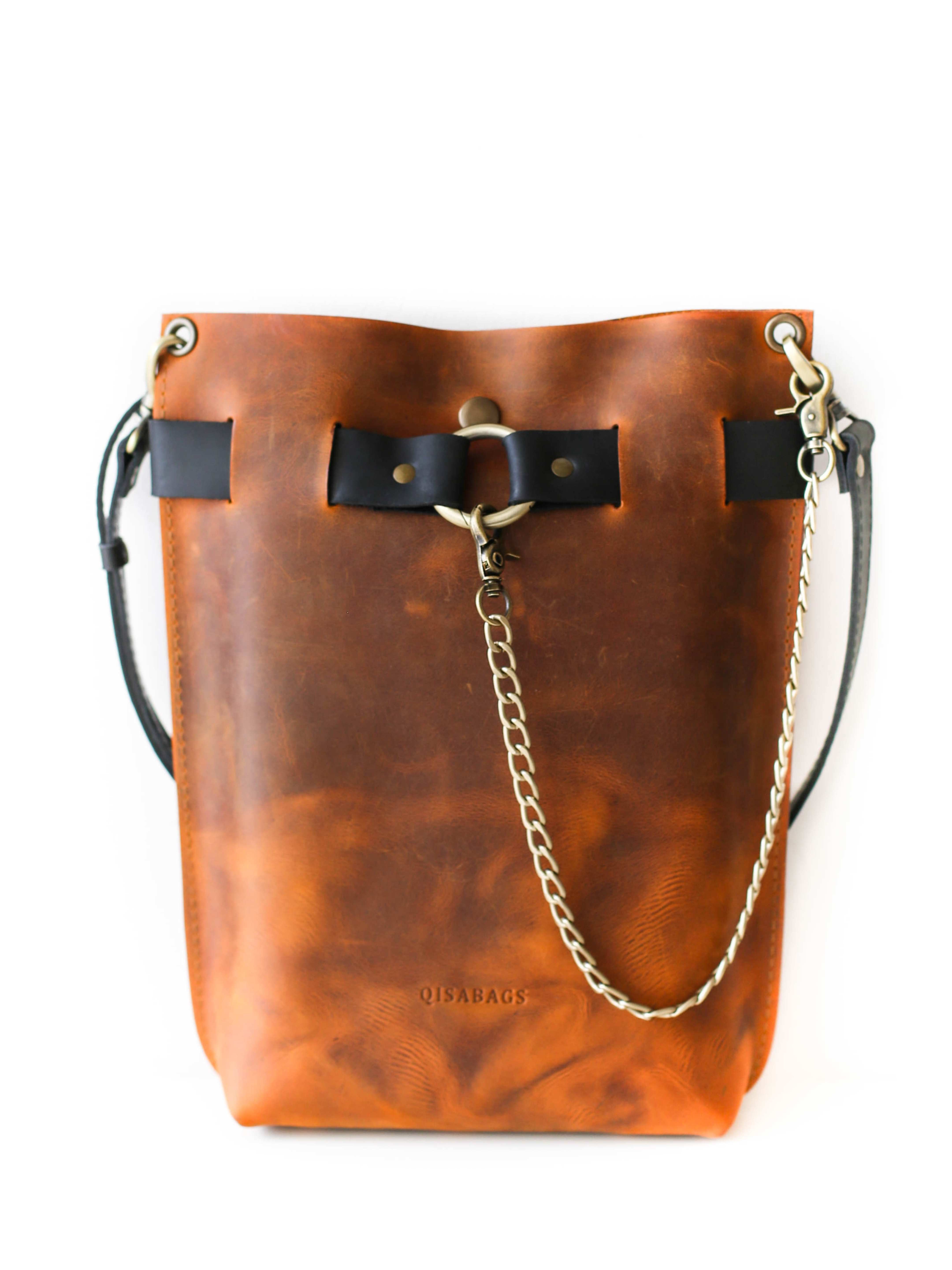 Standard Leather Bag - "Ring Belt Edition"