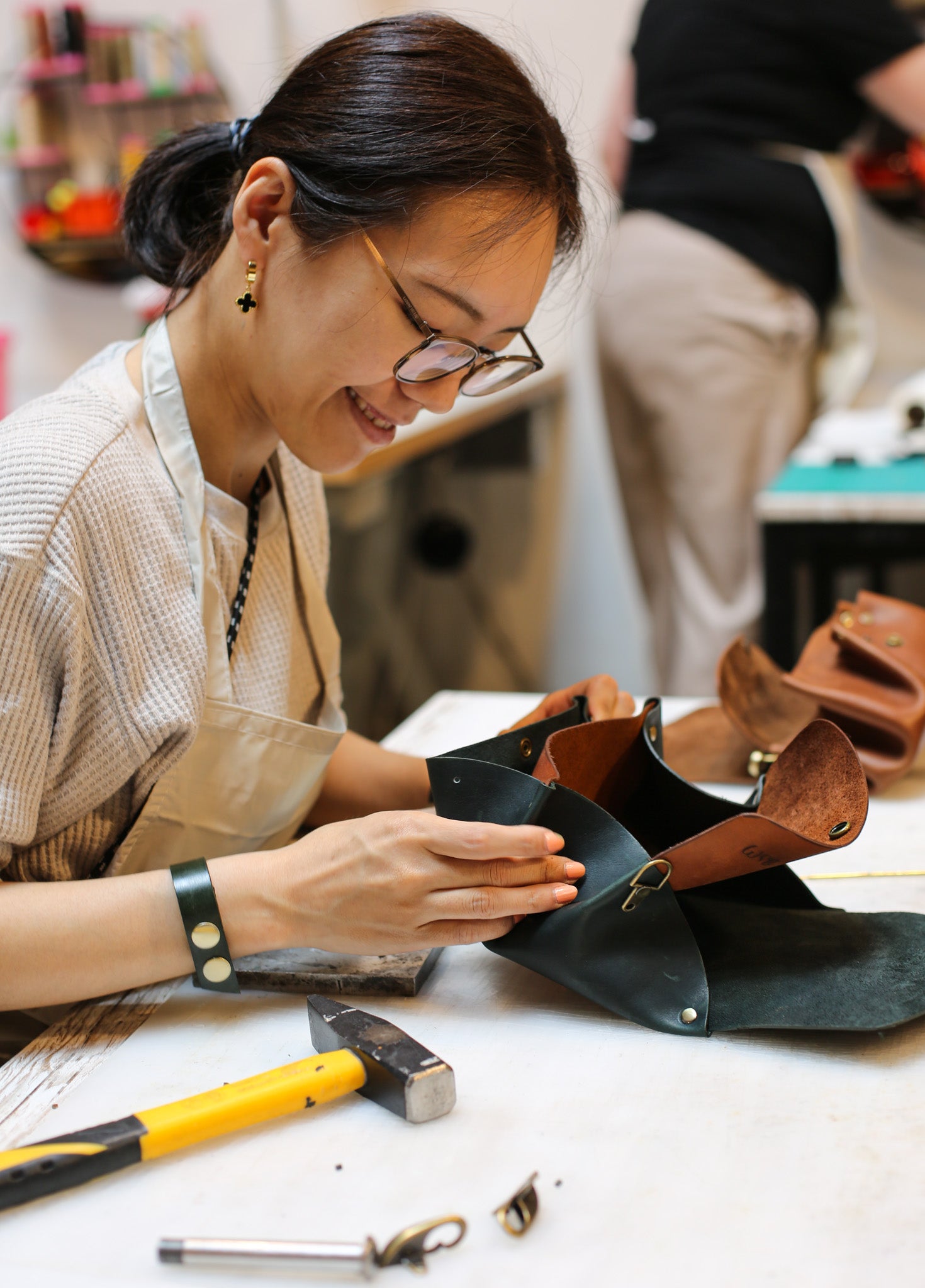 Leather Bag Making Workshop for Tourists