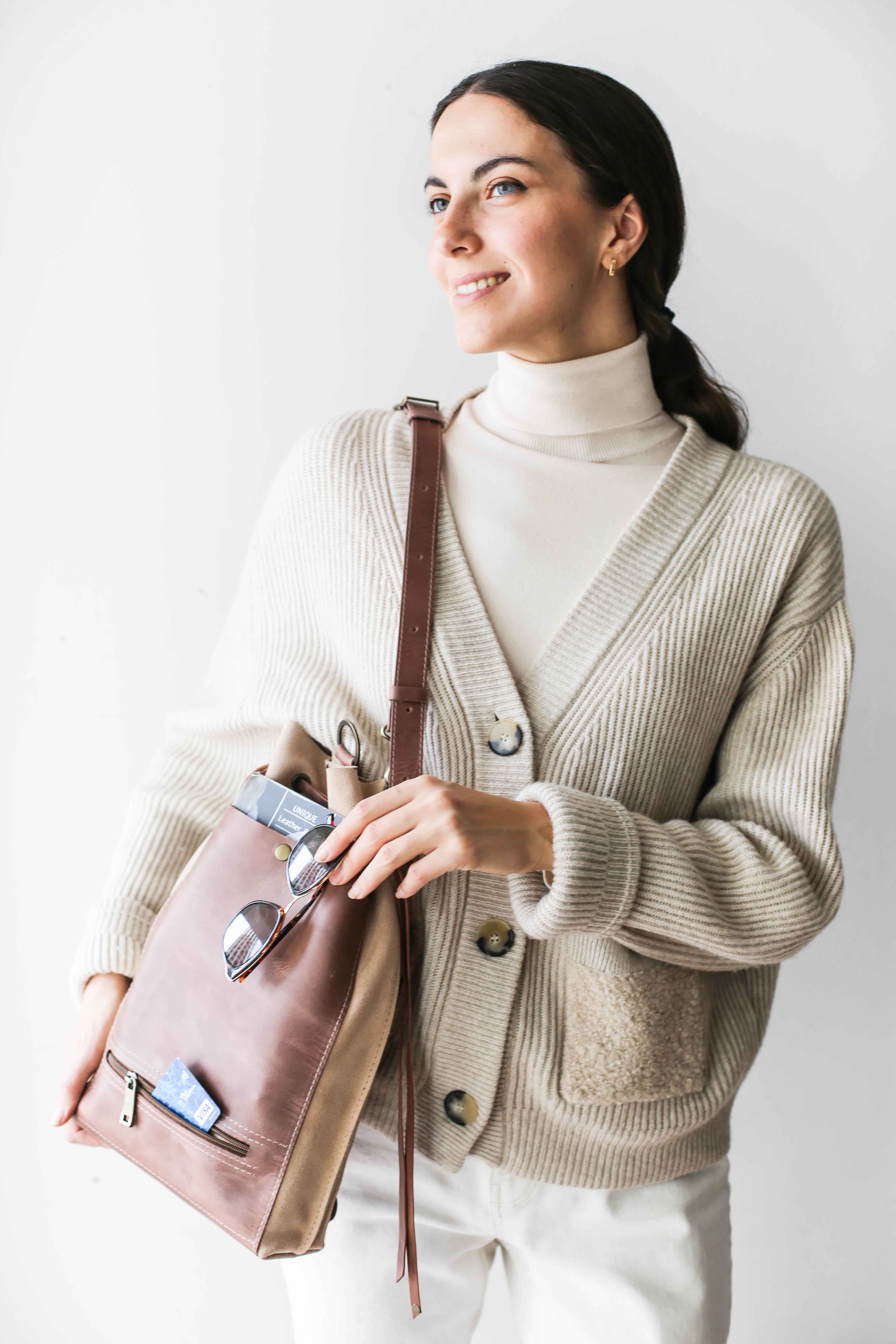 MAKU Backpack (Suede & Leather)