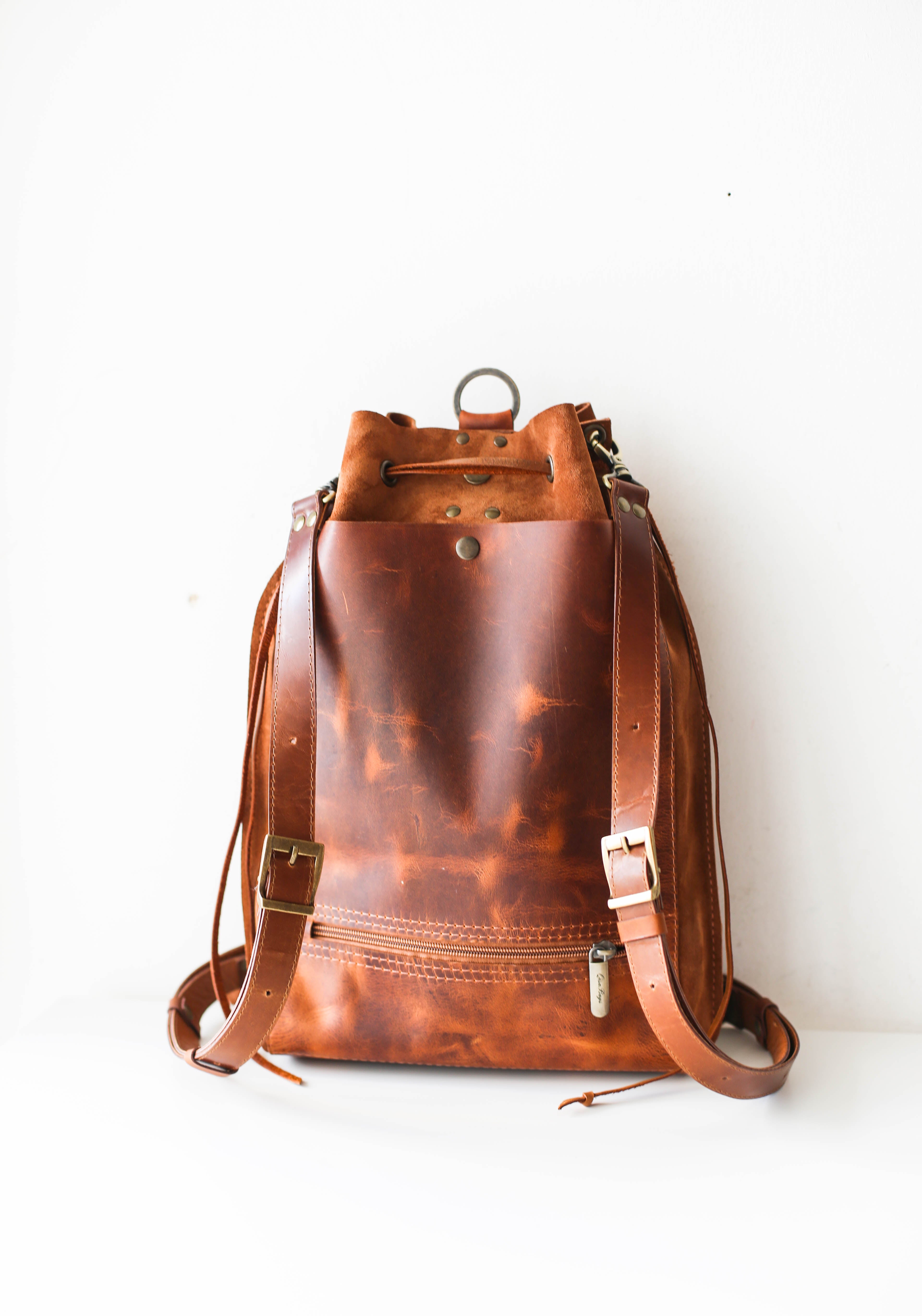 MAKU Backpack (Suede & Leather)
