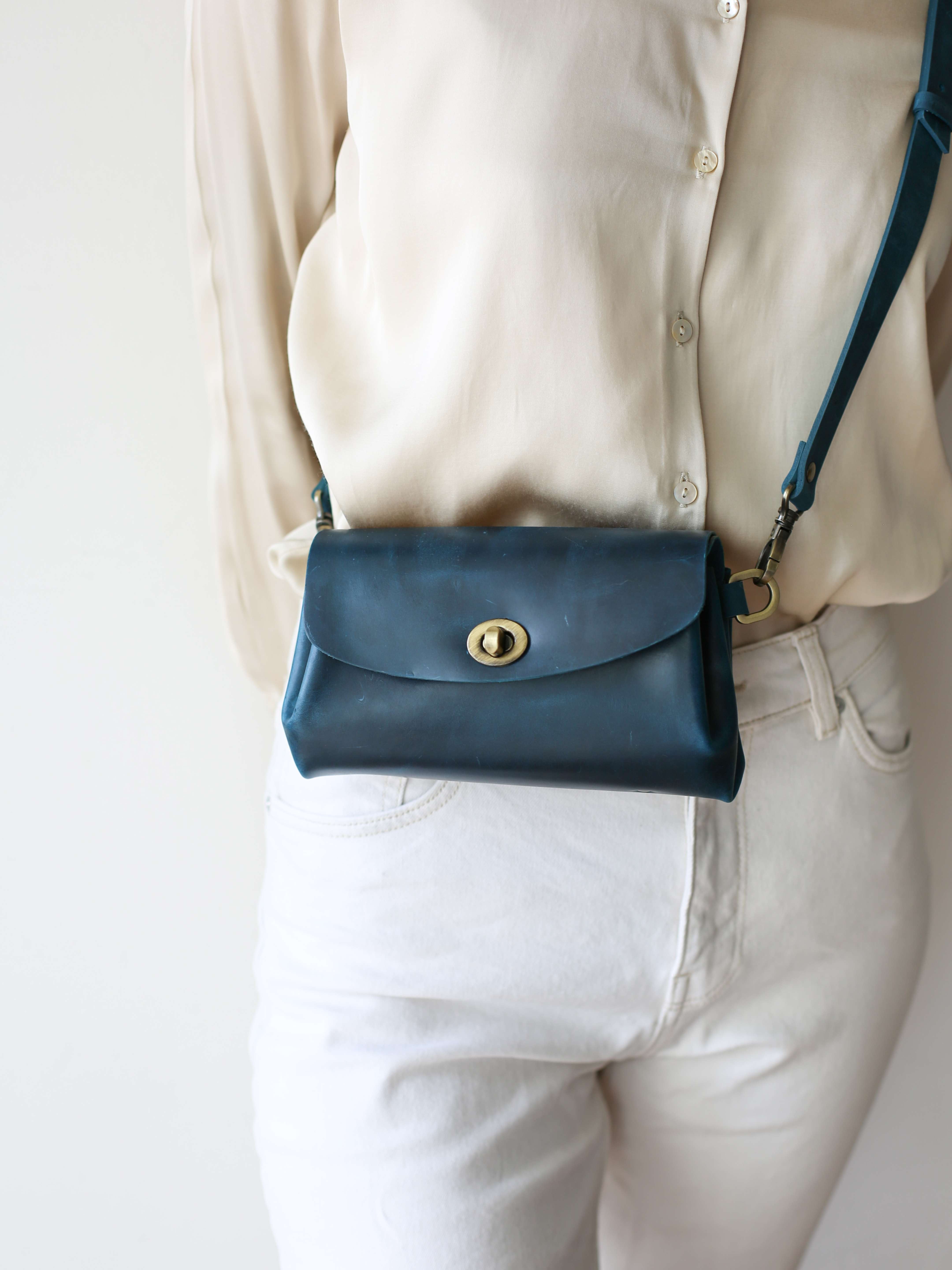 Donatella Mini Leather Purse