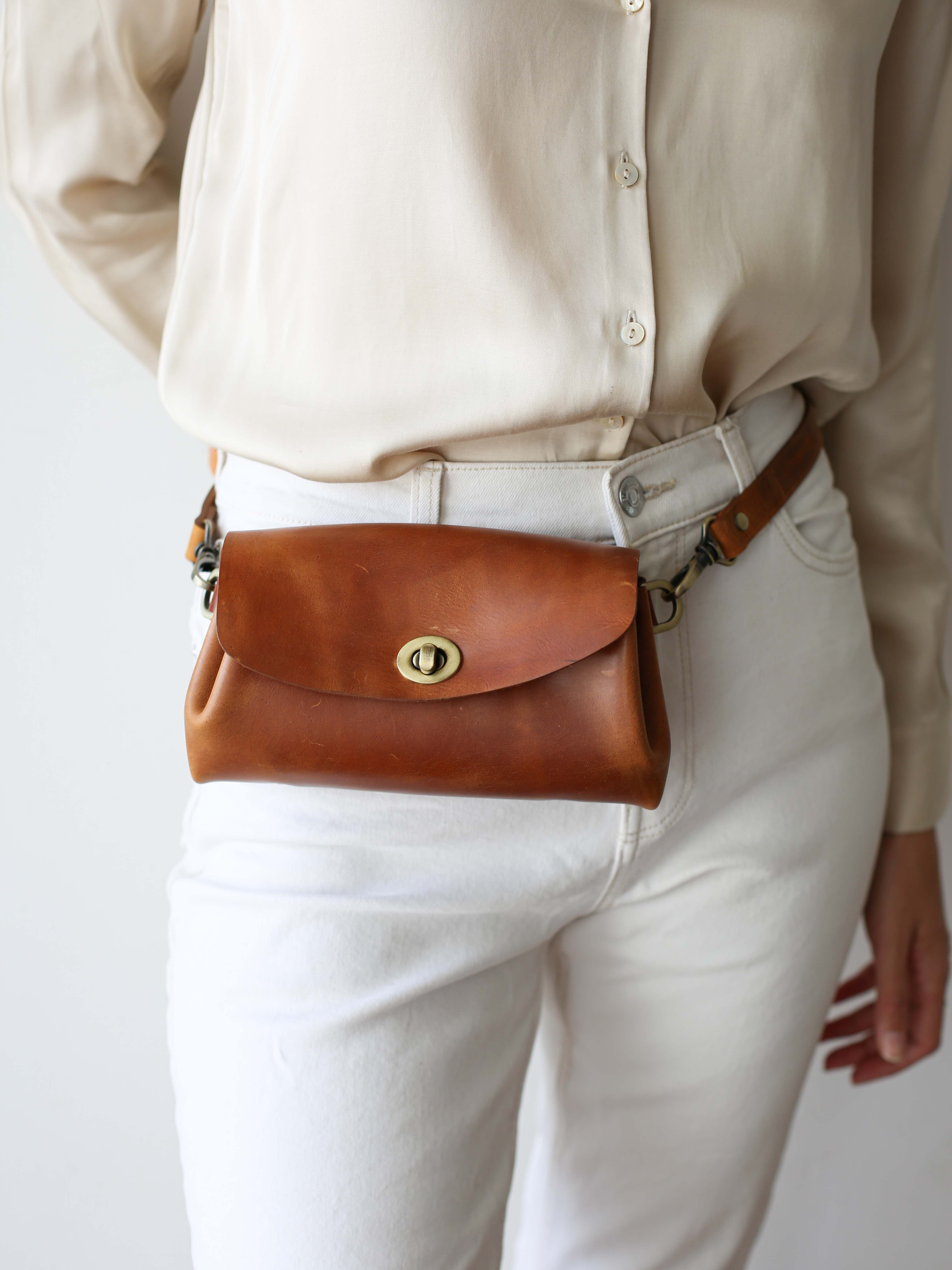 Donatella Mini Leather Purse