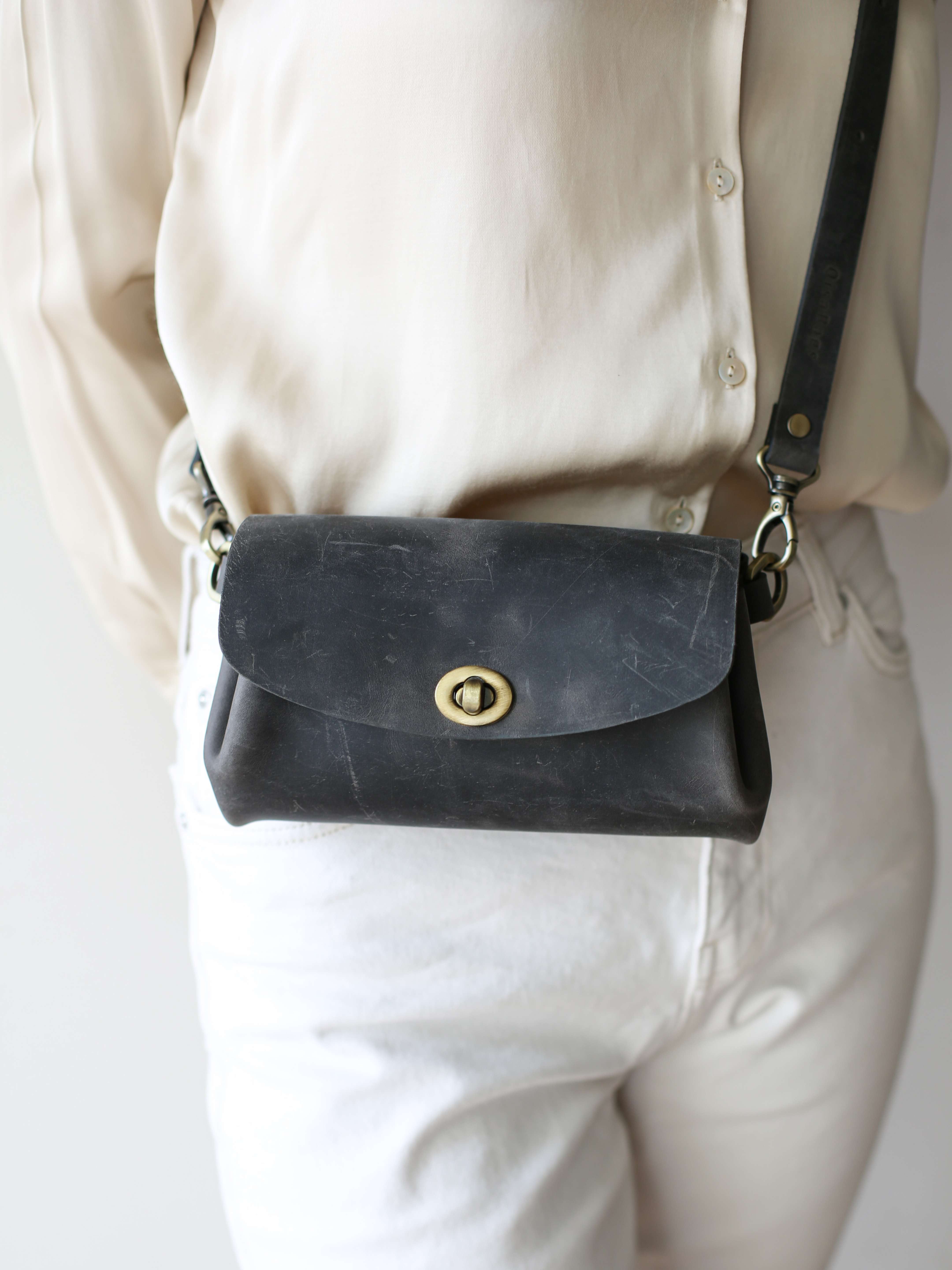 Donatella Mini Leather Purse