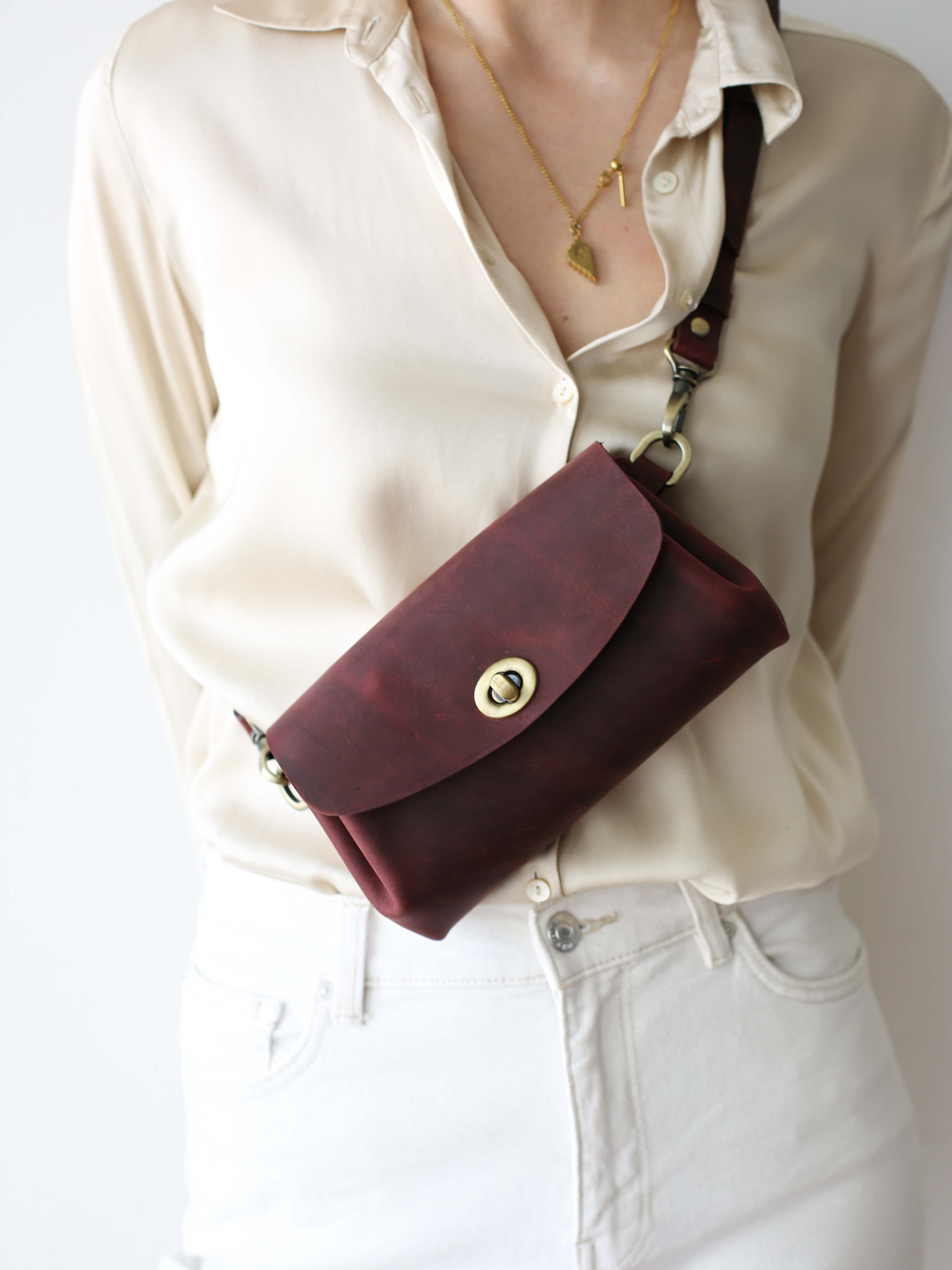 Donatella Mini Leather Purse