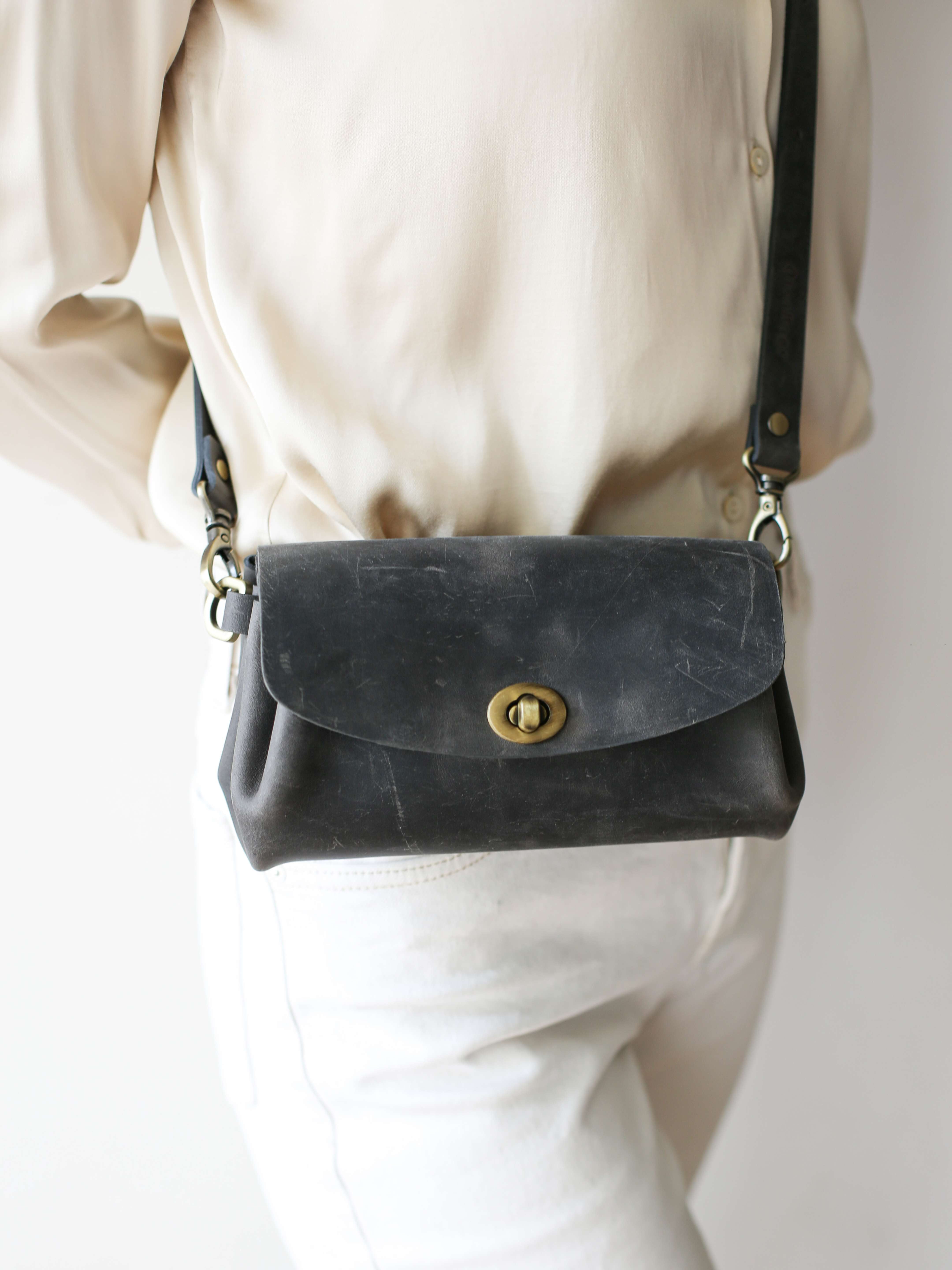 Donatella Mini Leather Purse