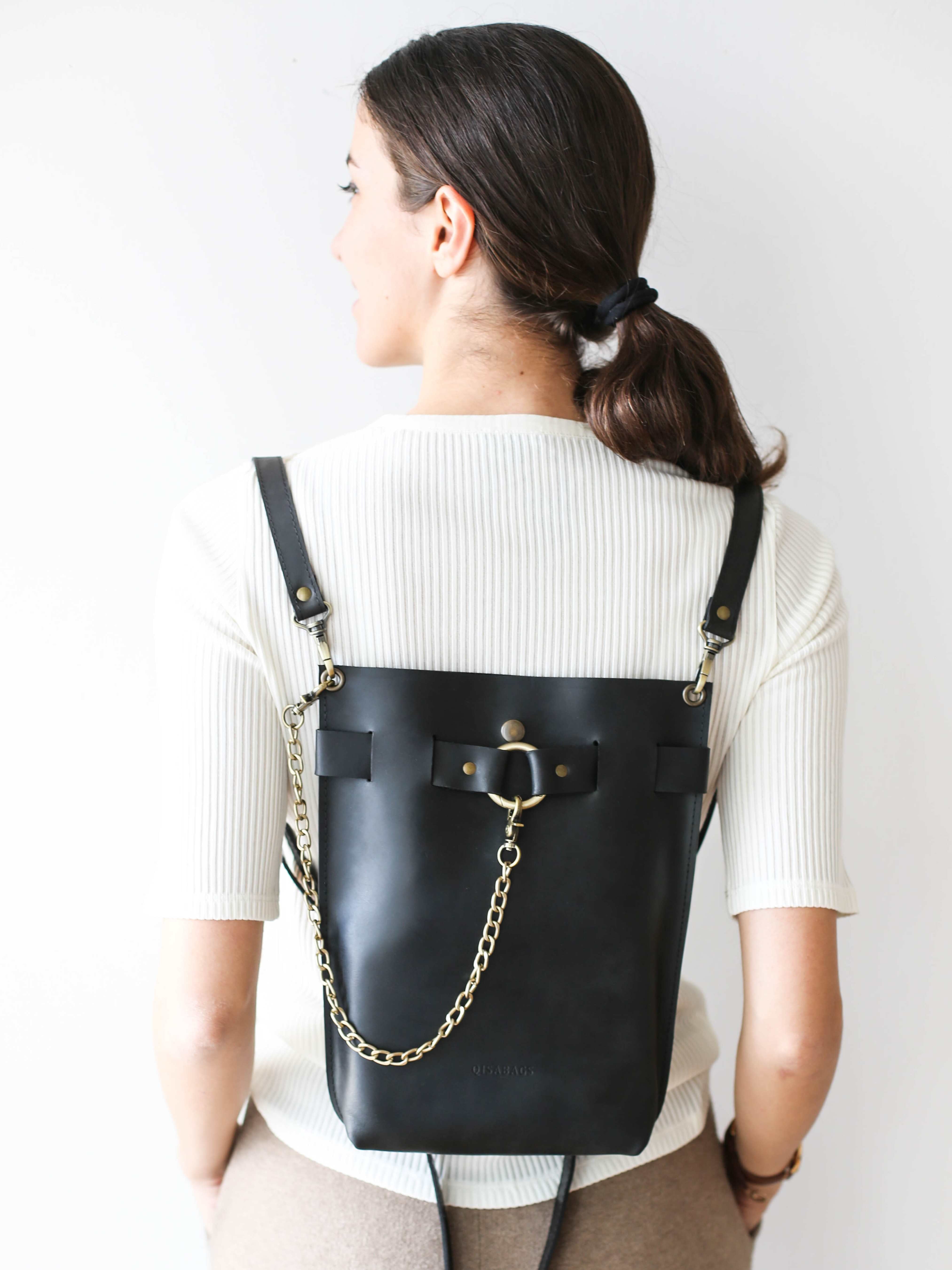 Standard Leather Bag - "Ring Belt Edition"