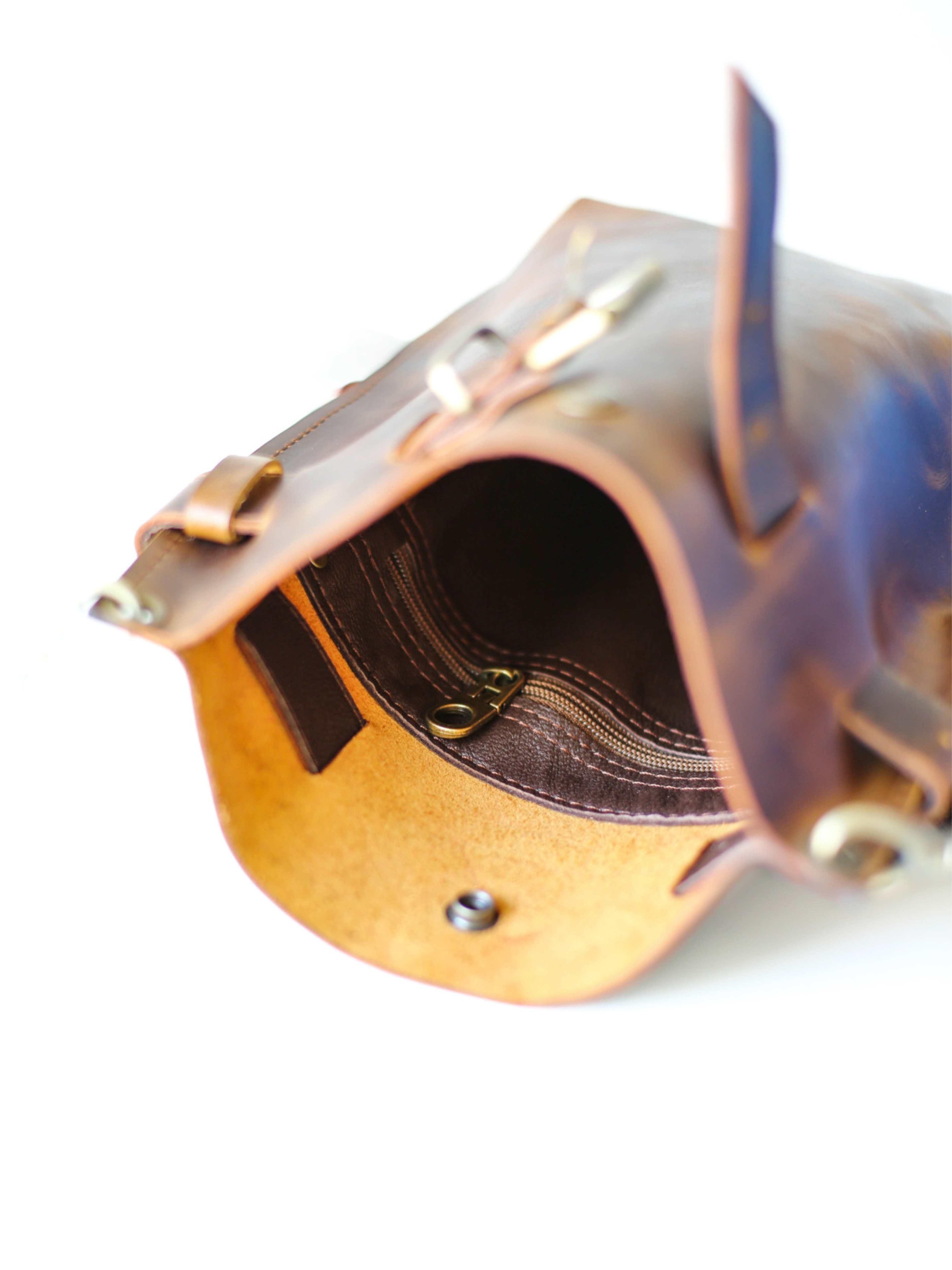 Dark Brown Standard Leather Bag