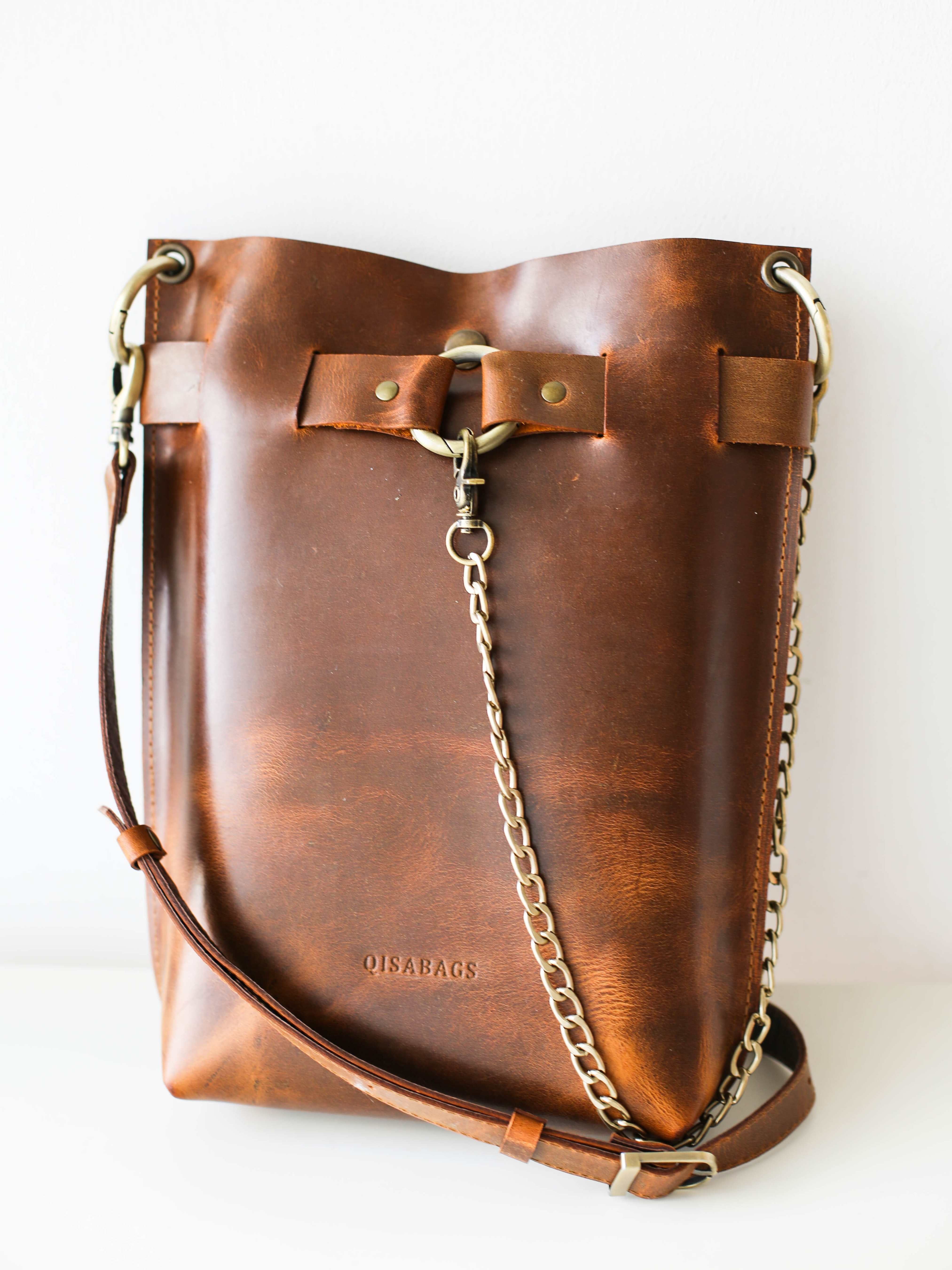 Standard Leather Bag - "Ring Belt Edition"