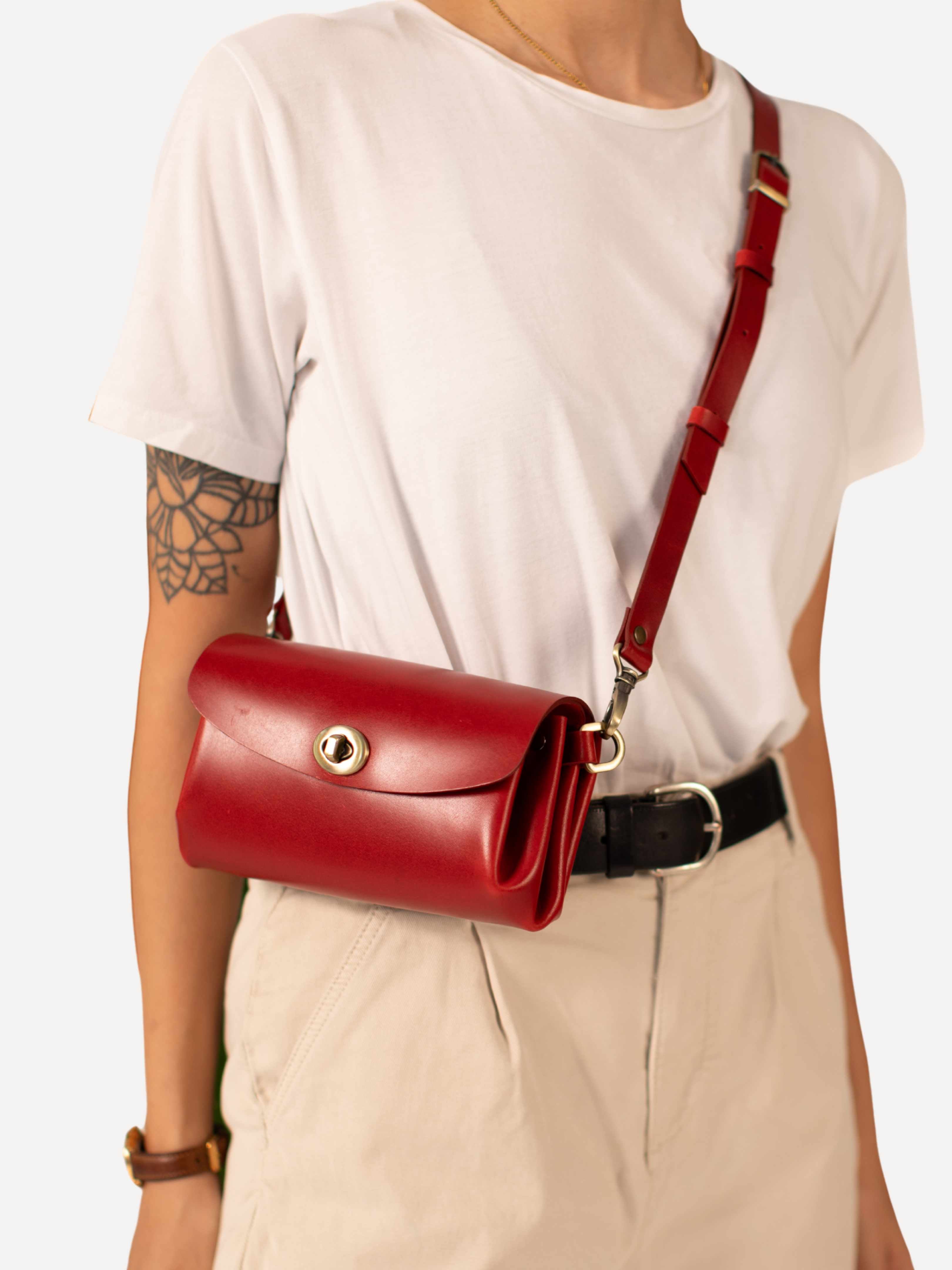 Donatella Mini Leather Purse