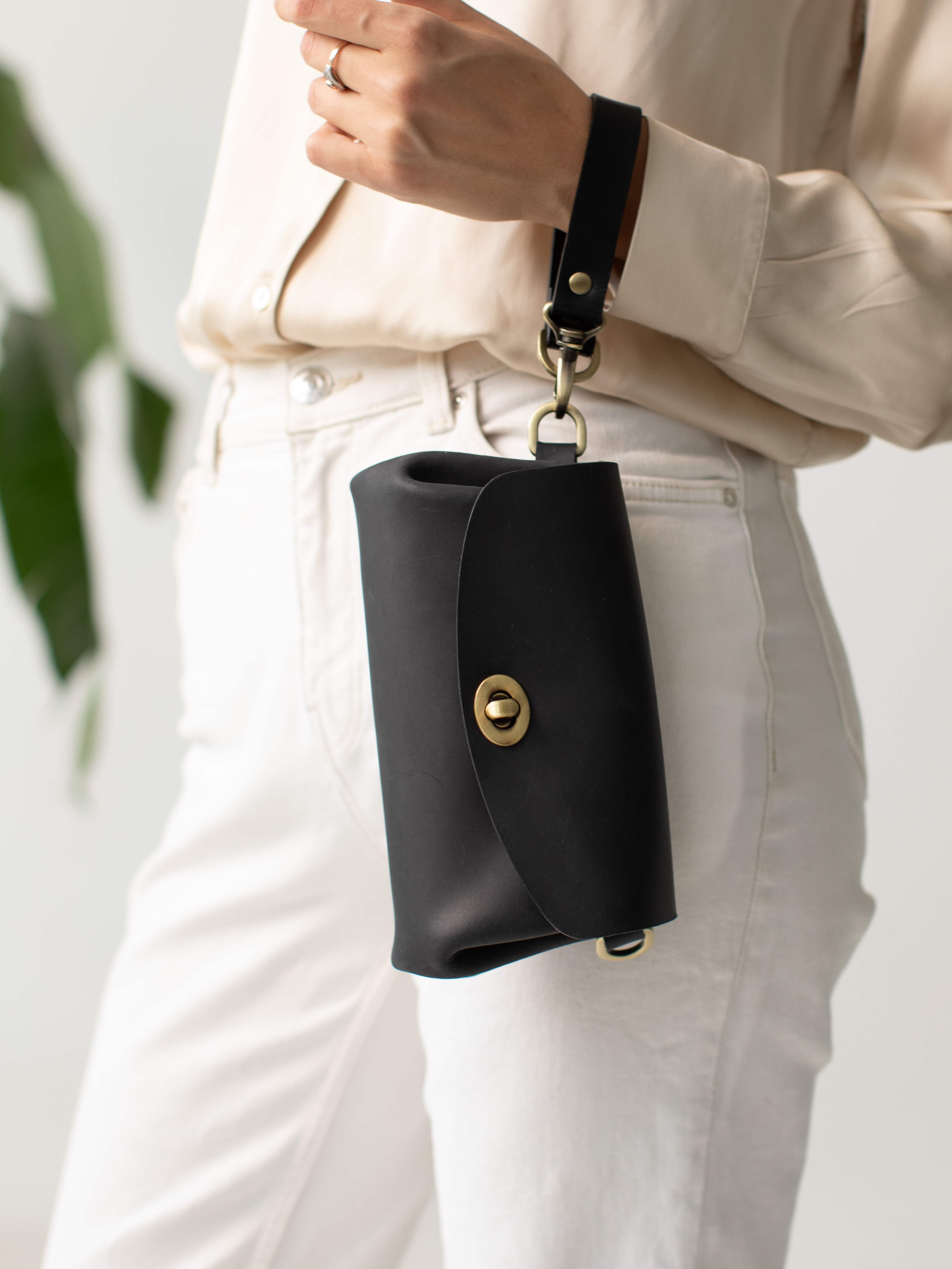 Donatella Mini Leather Purse