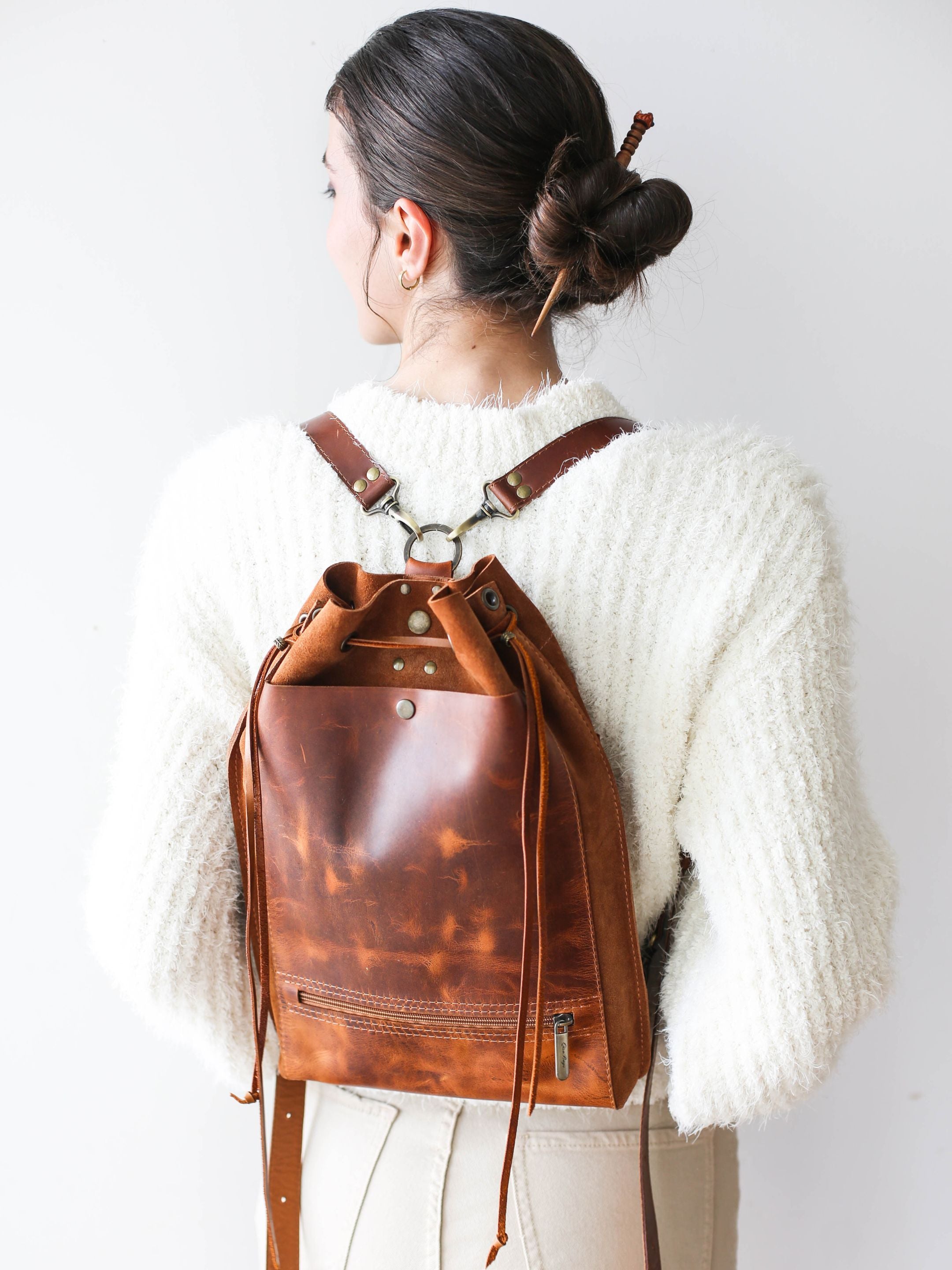 MAKU Backpack (Suede & Leather)