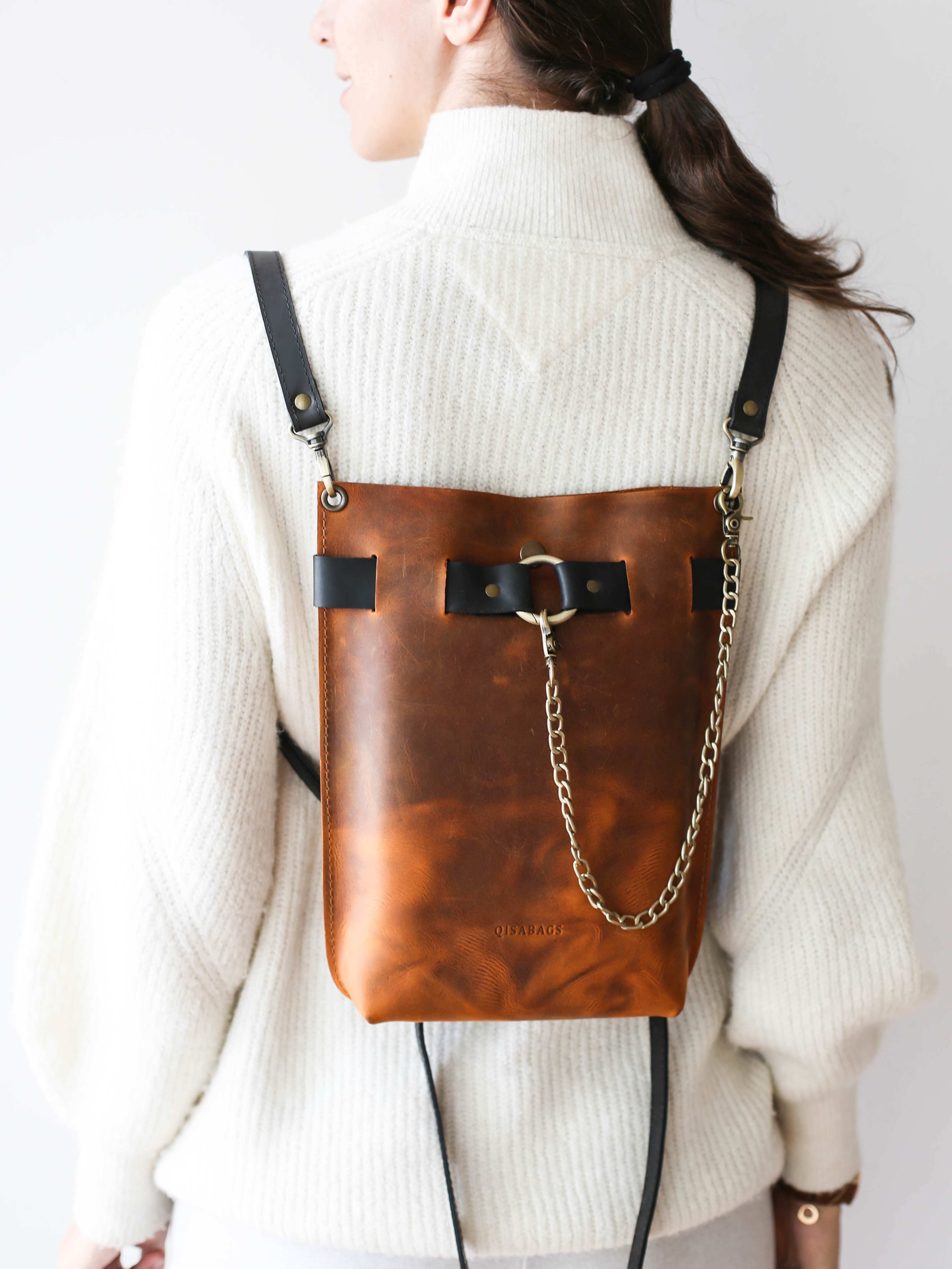 Standard Leather Bag - "Ring Belt Edition"