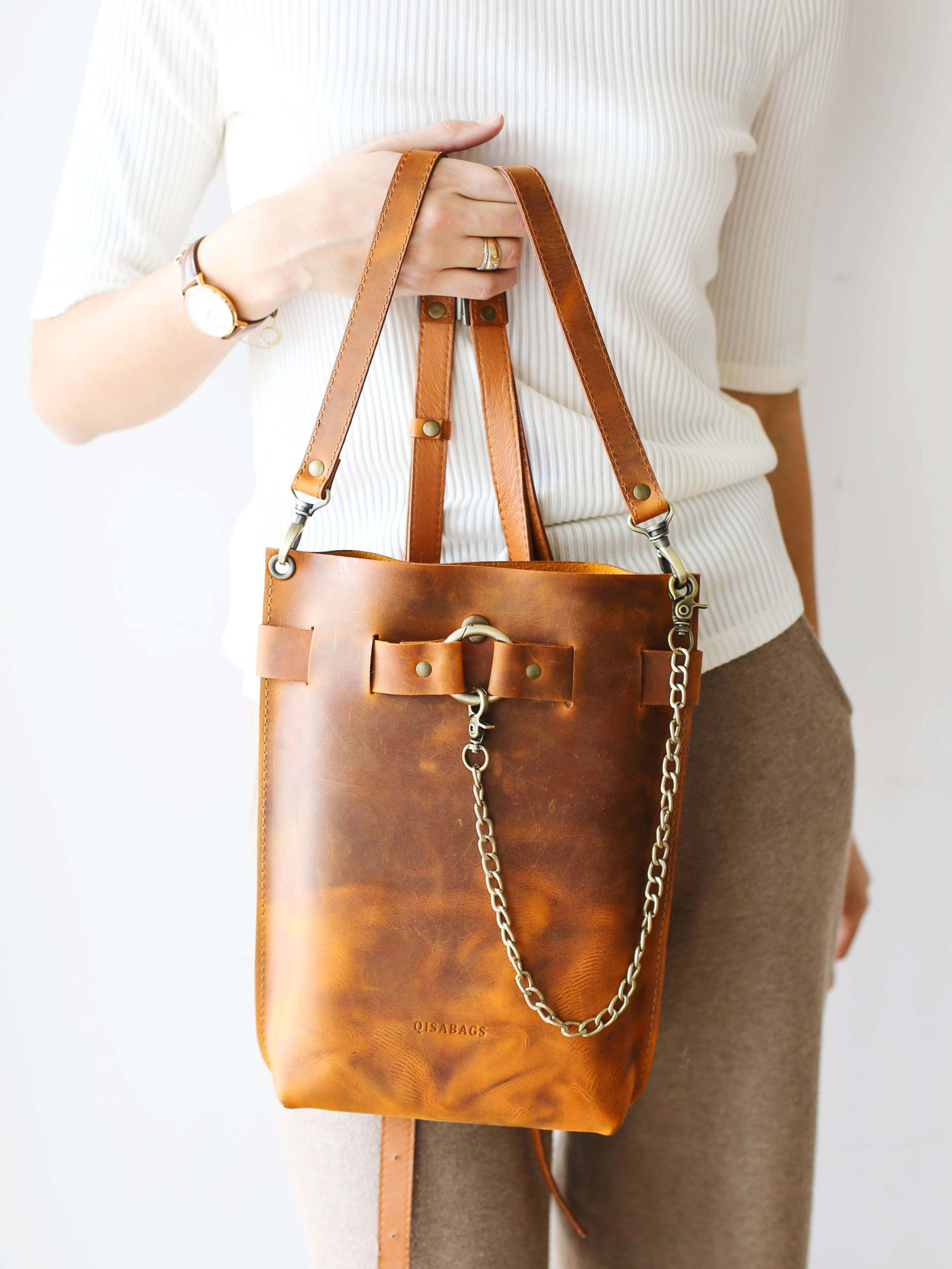 Standard Leather Bag - "Ring Belt Edition"