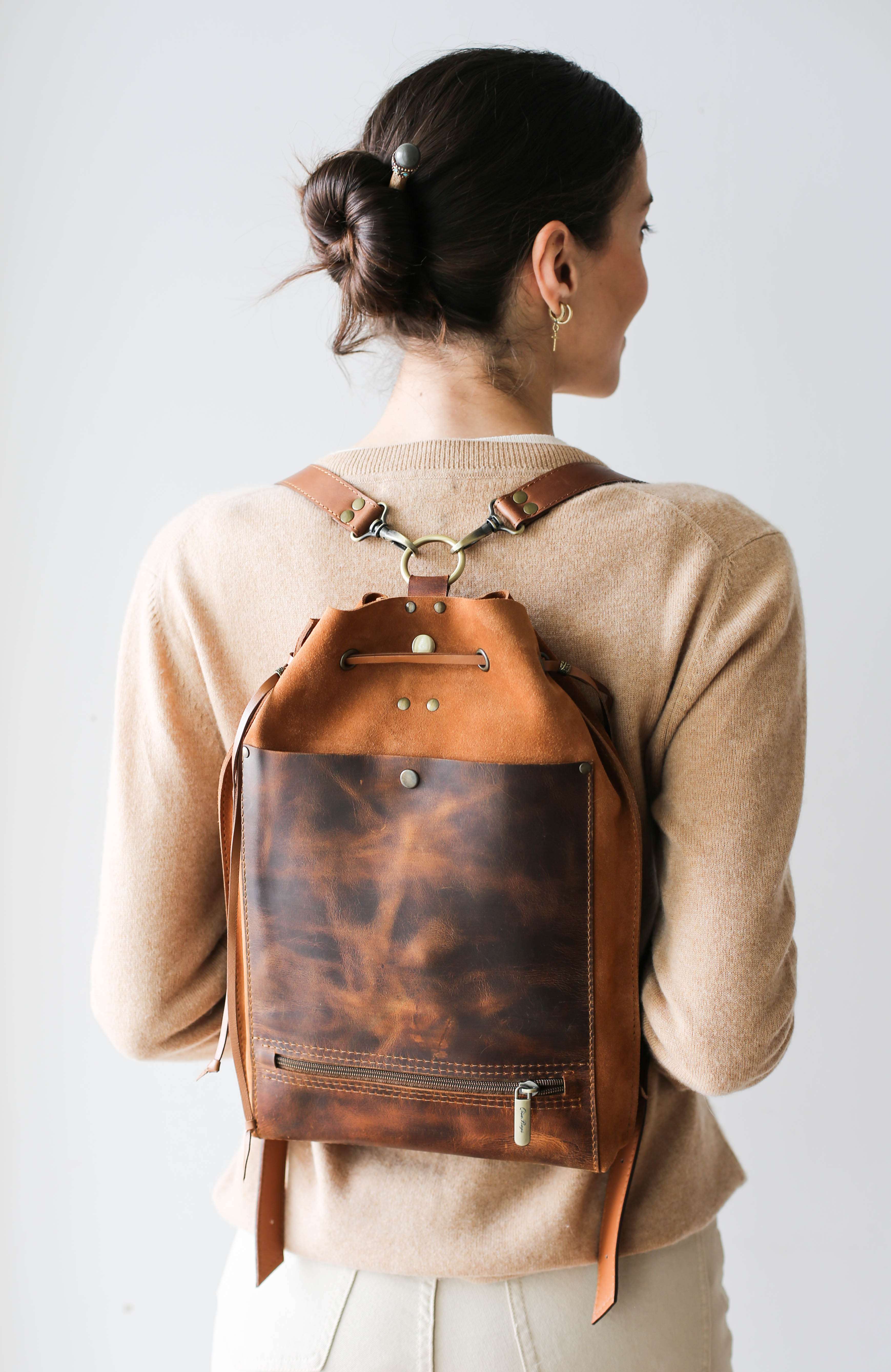MAKU Backpack (Suede & Leather)