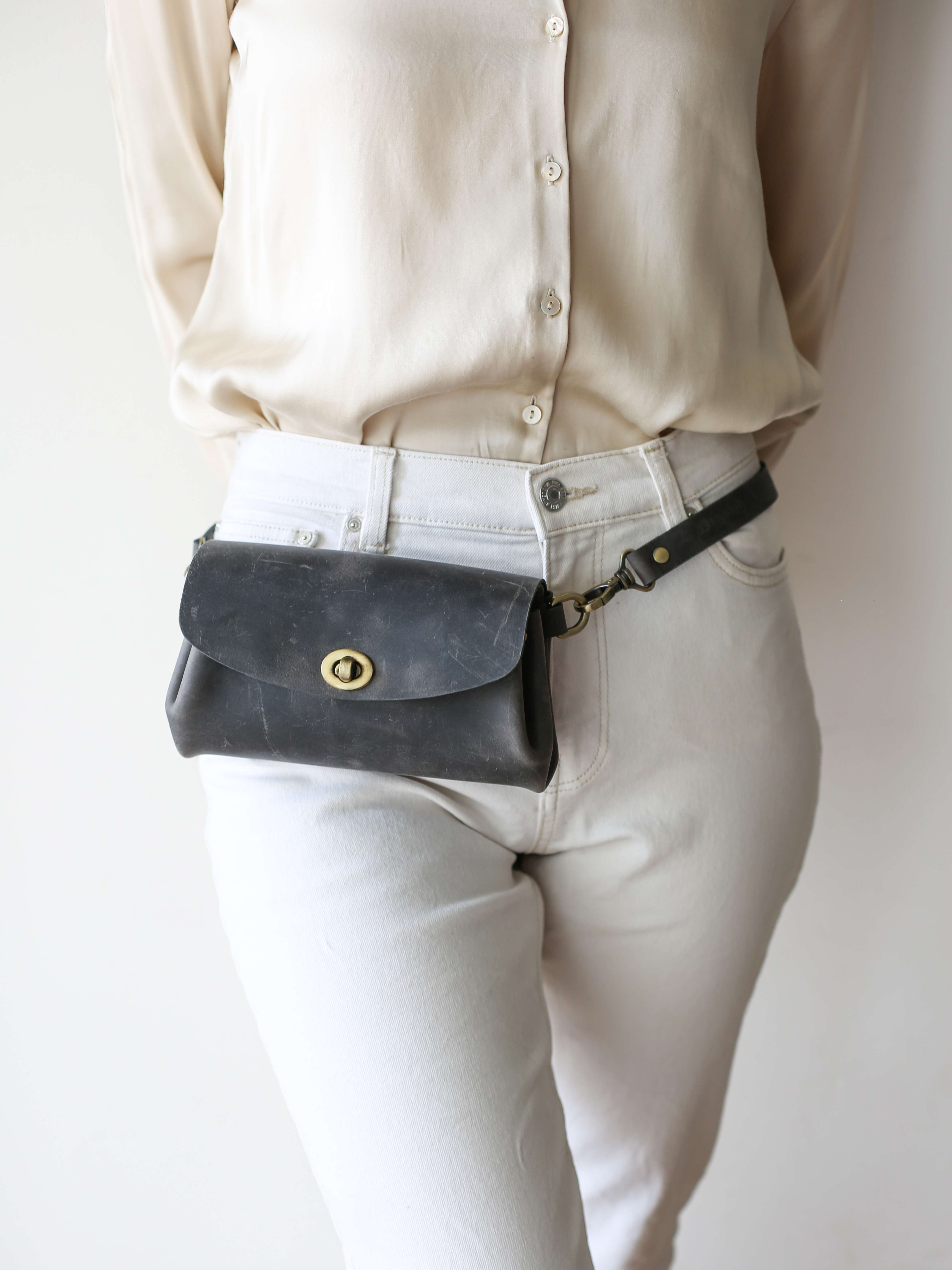 Donatella Mini Leather Purse