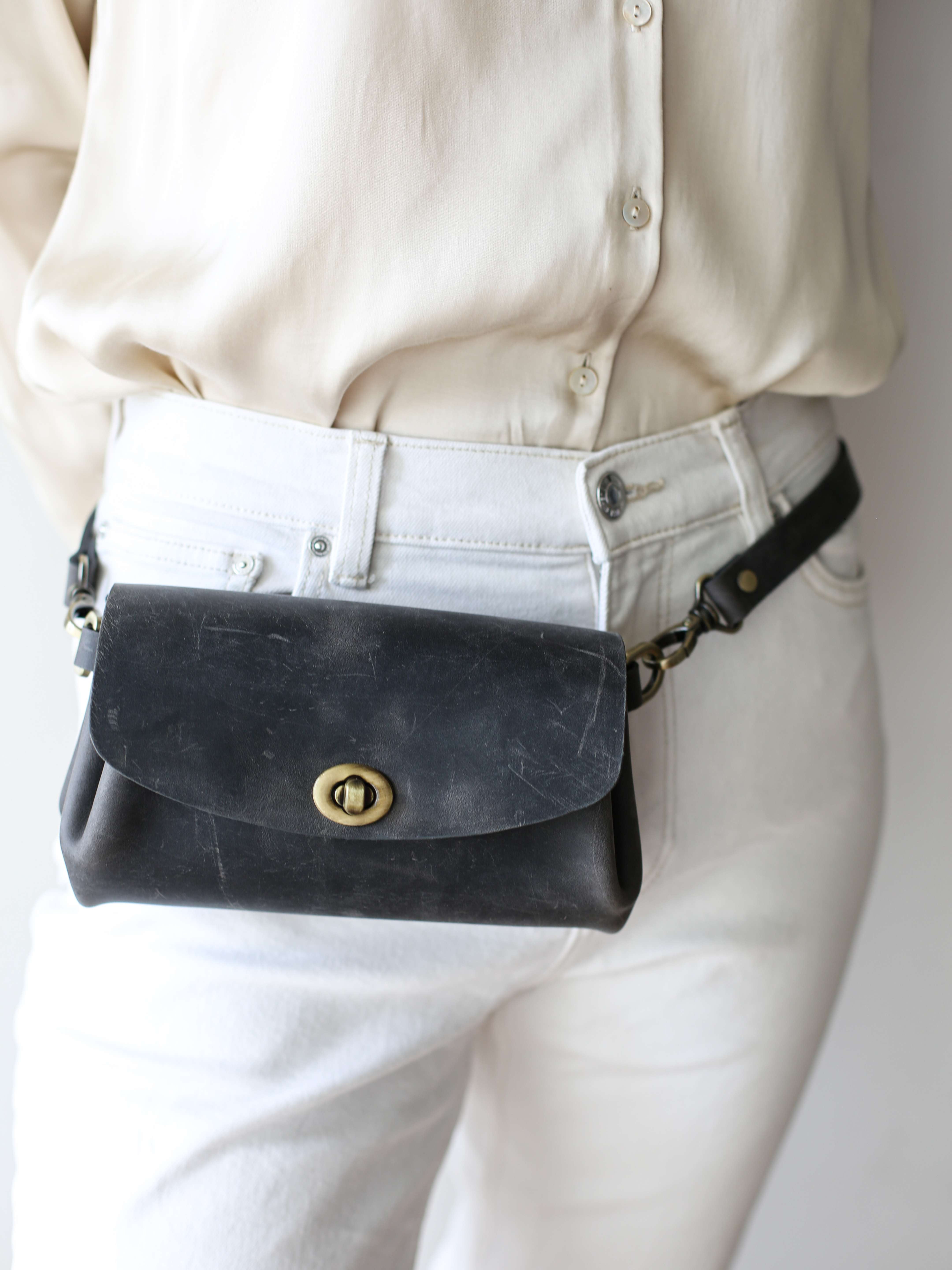 Donatella Mini Leather Purse