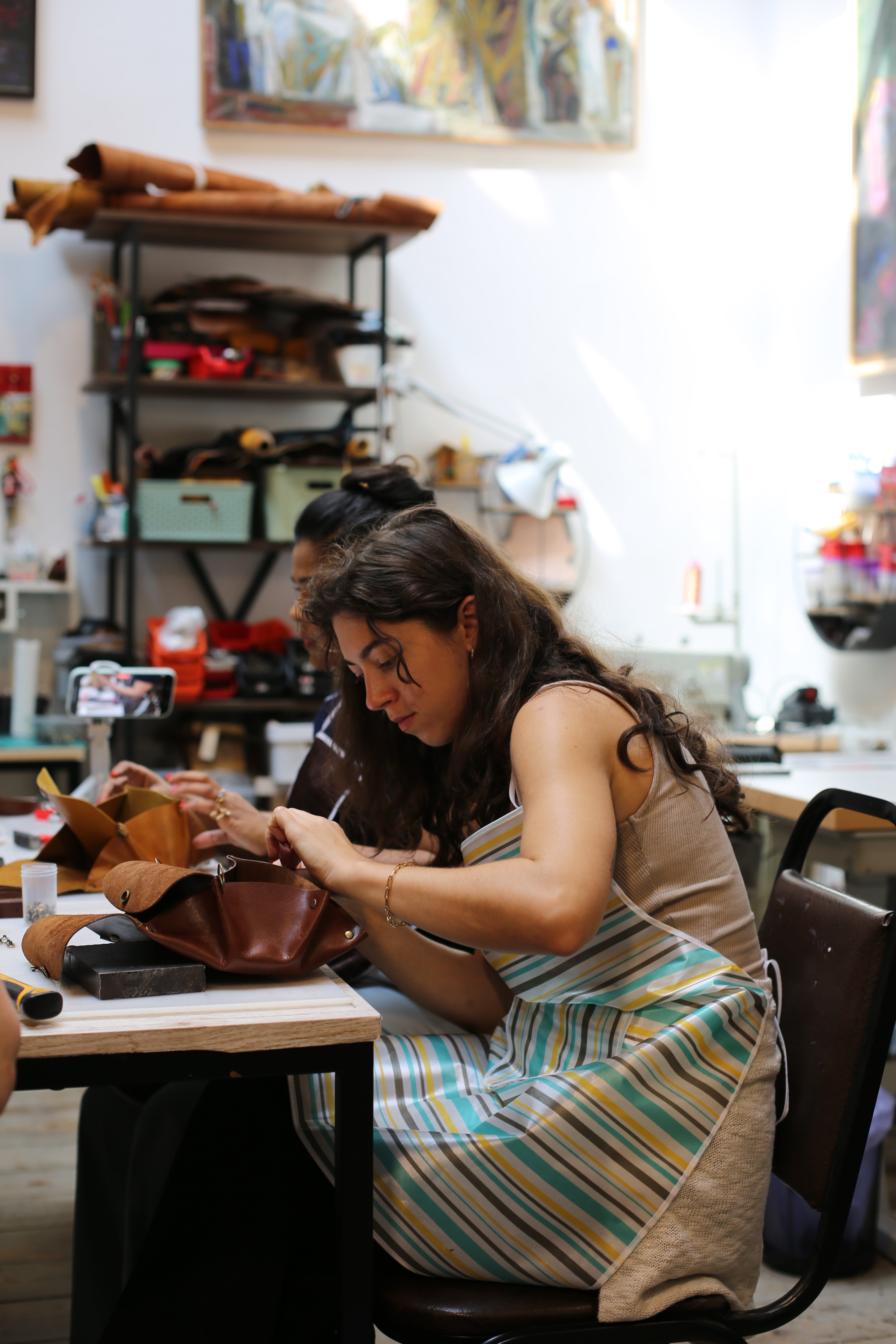 Leather Bag Making Workshop for Tourists