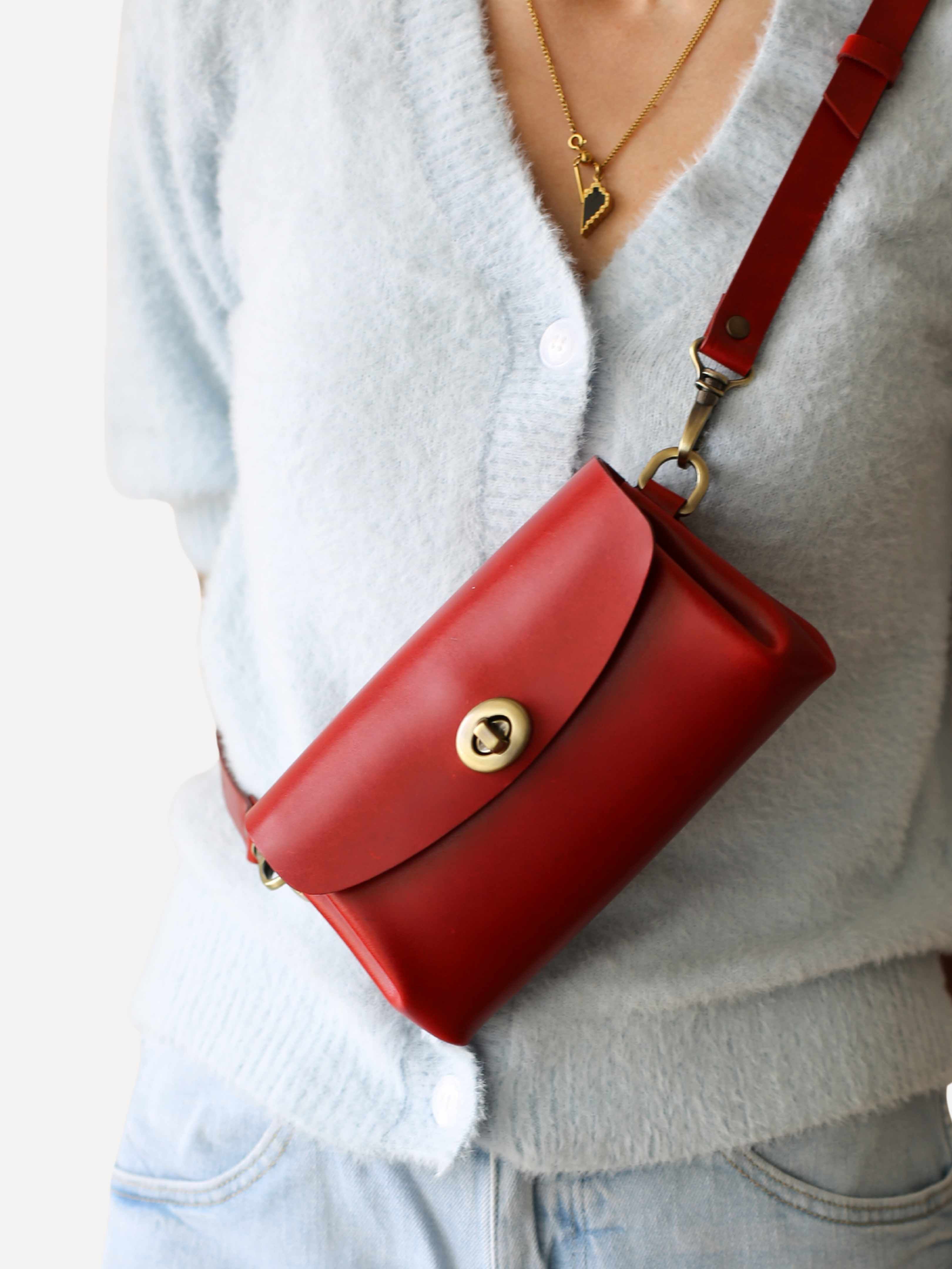 Donatella Mini Leather Purse