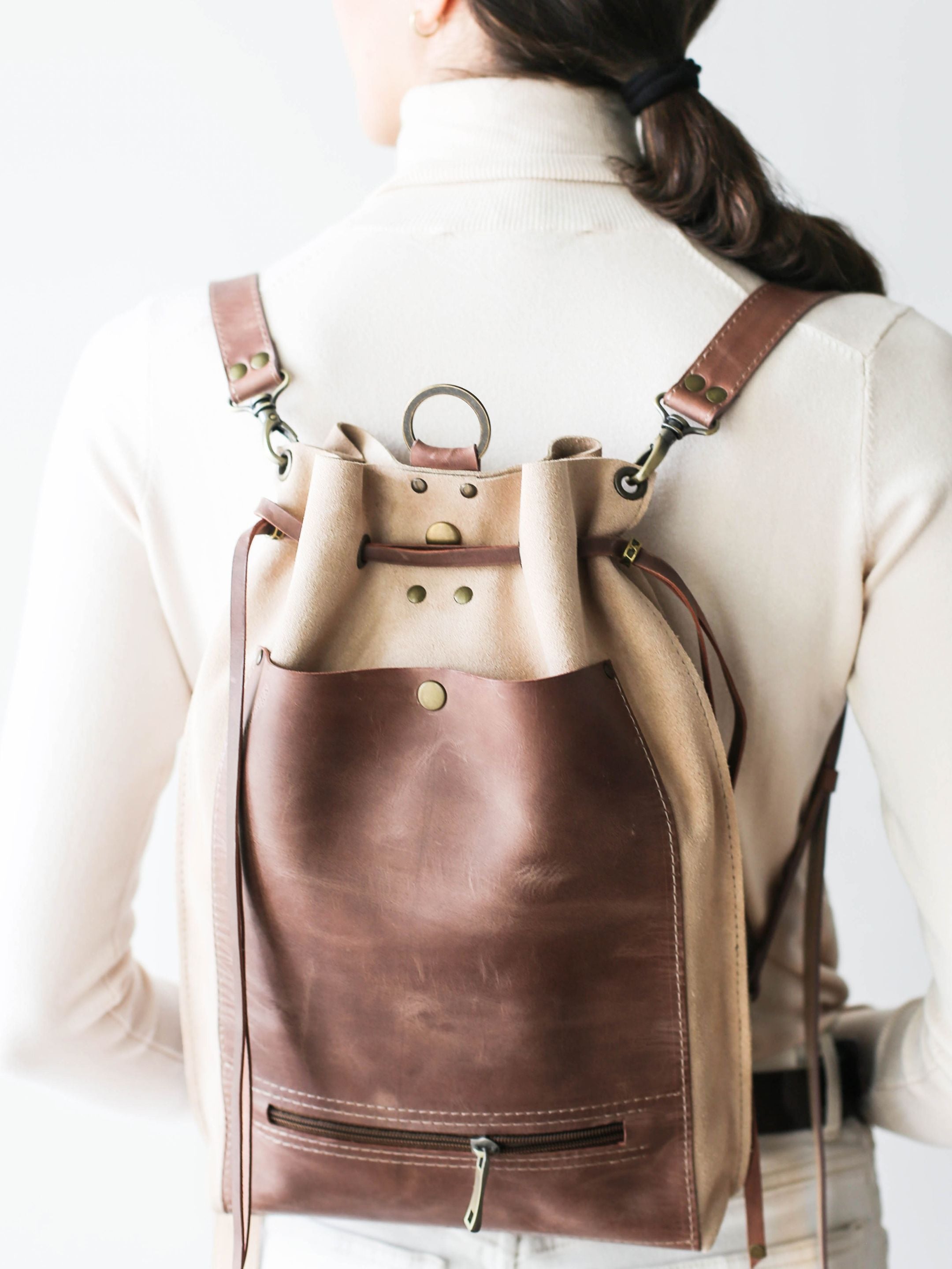 MAKU Backpack (Suede & Leather)